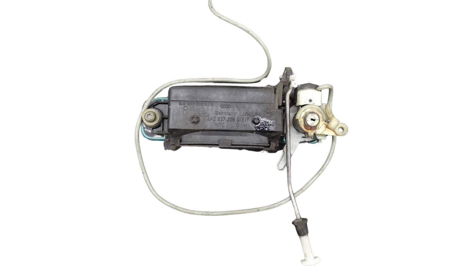 4A0837206D Audi 80 90 100 Typ 89 B4 Türgriff außen vorne rechts hellgrün – Bild 2