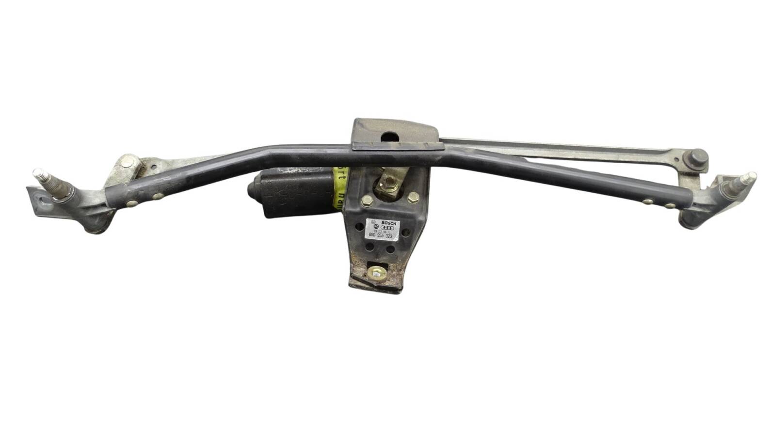 0390241106CHP Audi 80 Cabrio Typ 89 Scheibenwischermotor mit Gestänge – Bild 3