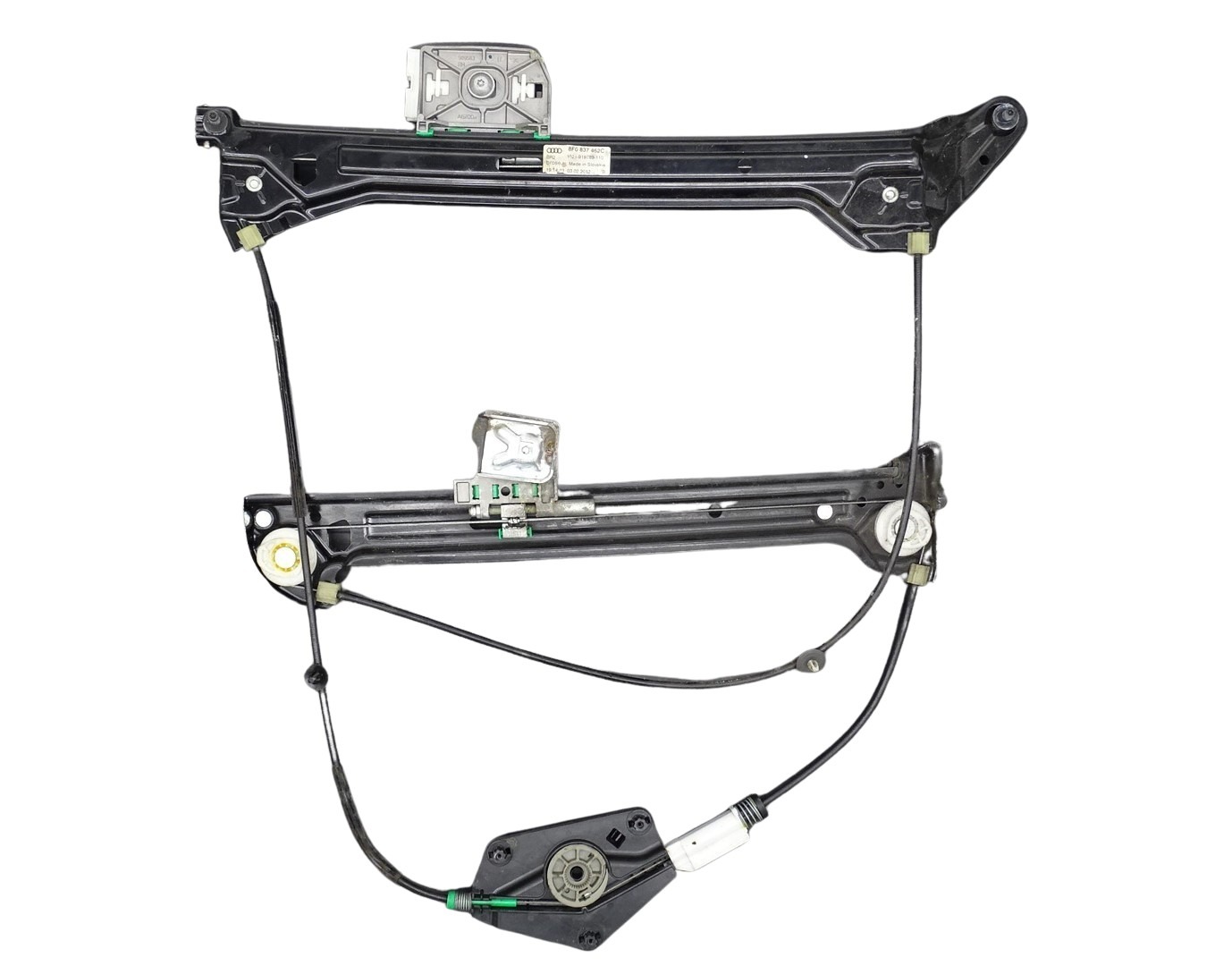 8F0837462C Audi A5 Cabrio 8F Fensterheber Seilzug Beifahrertür rechts vorne