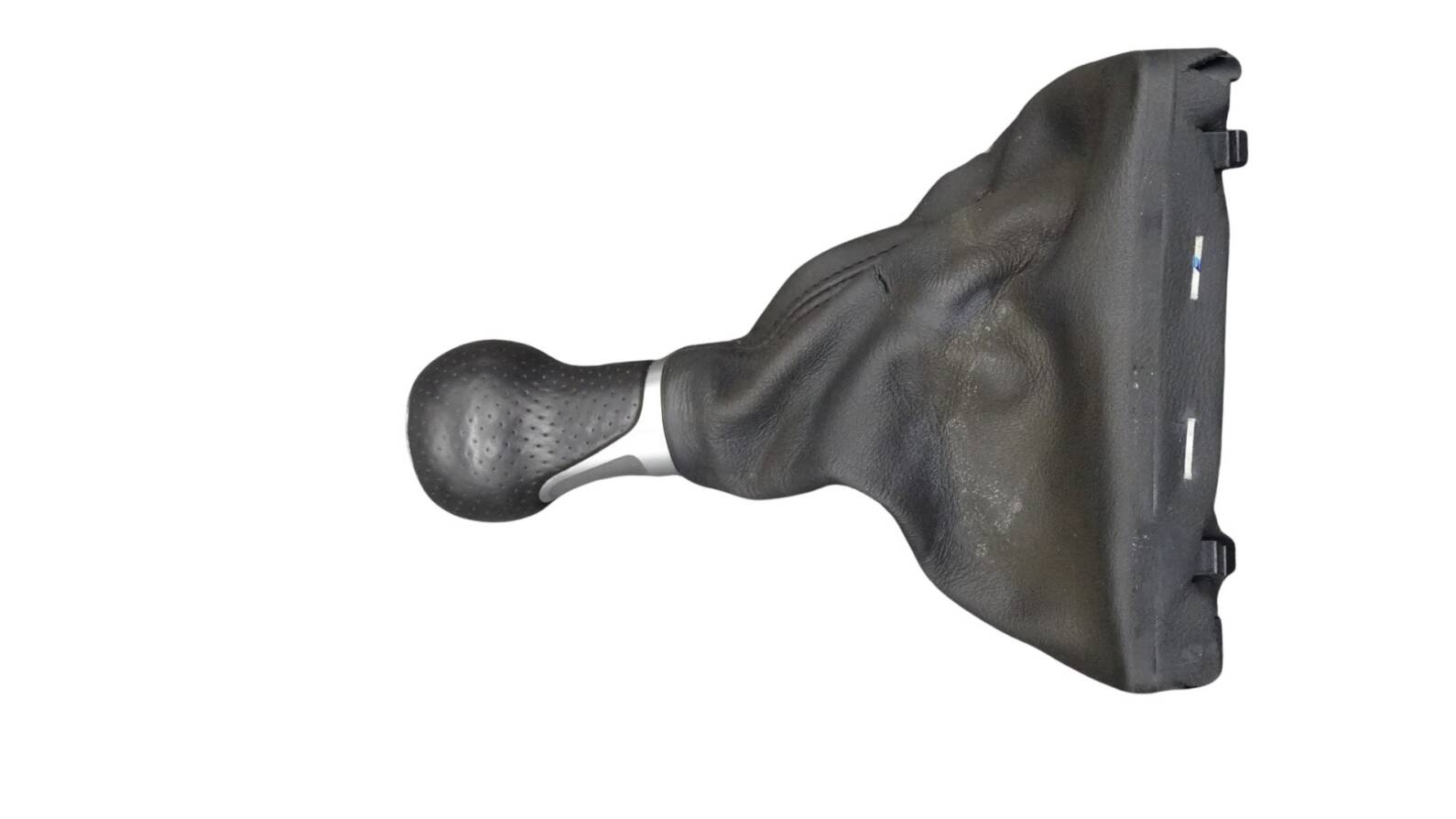 8K0863278H Audi Schaltknauf 6-Gang mit Ledermanschette schwarz B-Ware – Bild 2