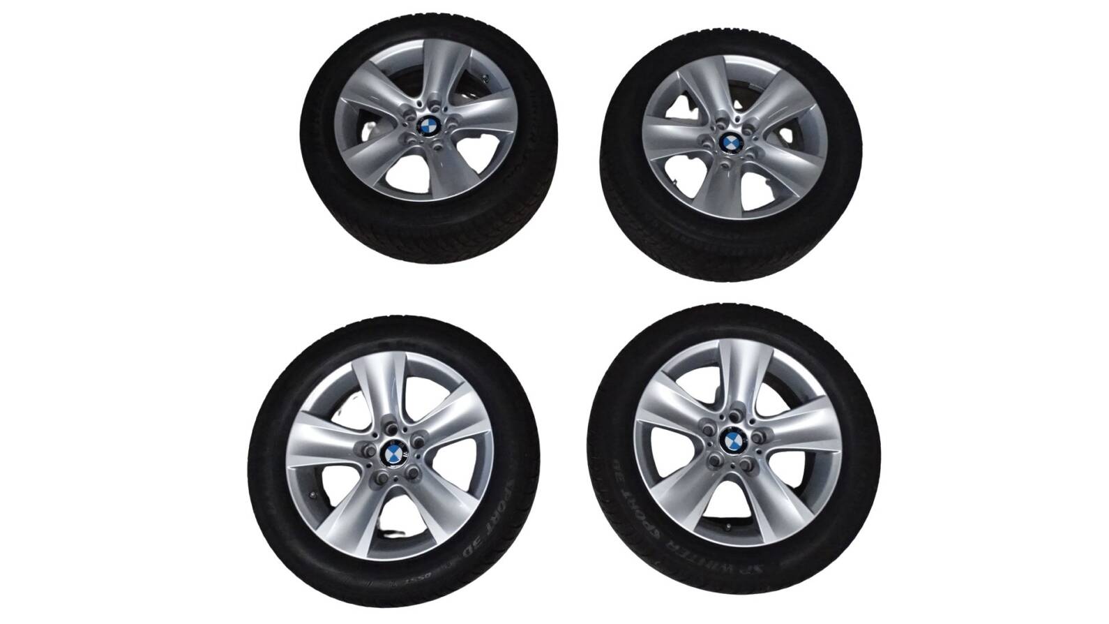 6790172 BMW Felgen mit 225/55 R17 Winterreifen 8Jx17 5x120 ET30