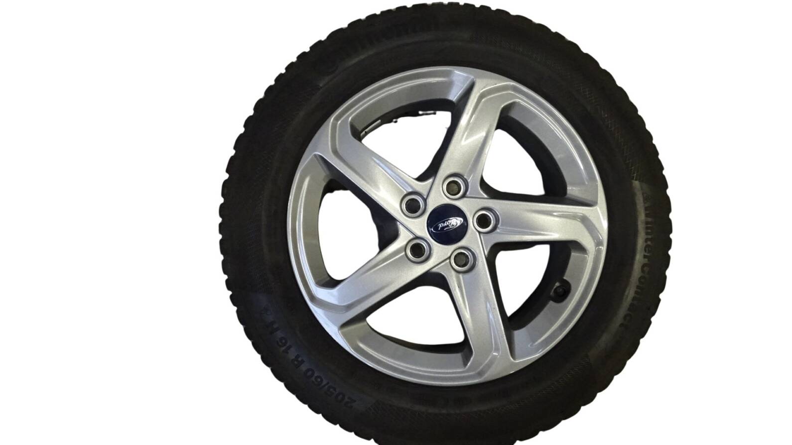 JX7J-G1A Ford Felgen mit Continental Winterreifen 205/50/R16 6,5JX16 5X108 ET50 – Bild 2