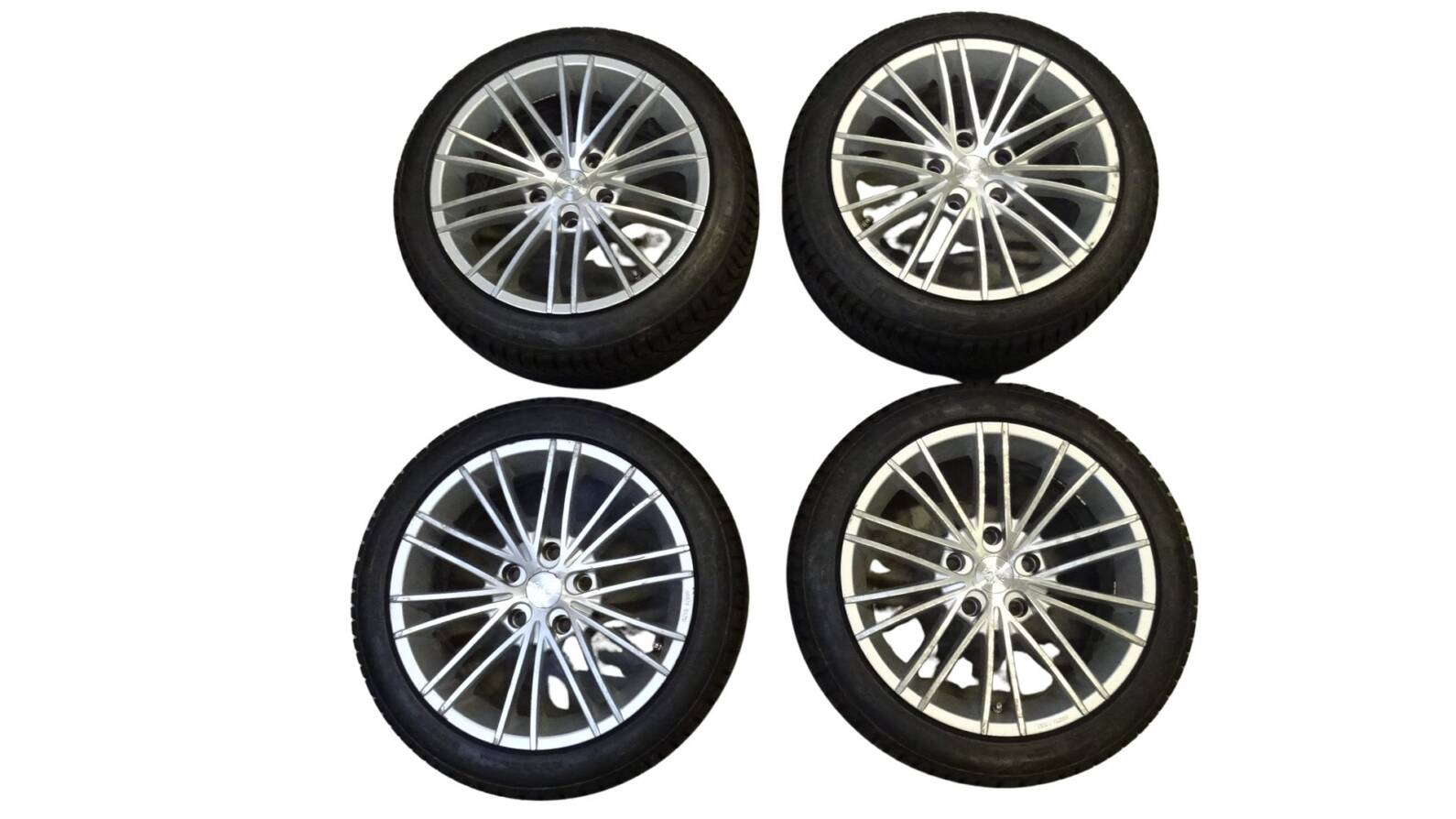 KBA 48217 Bavaria Alufelgen 5x112 8x17 ET 45 Winterreifen Sunny 205/50 R17