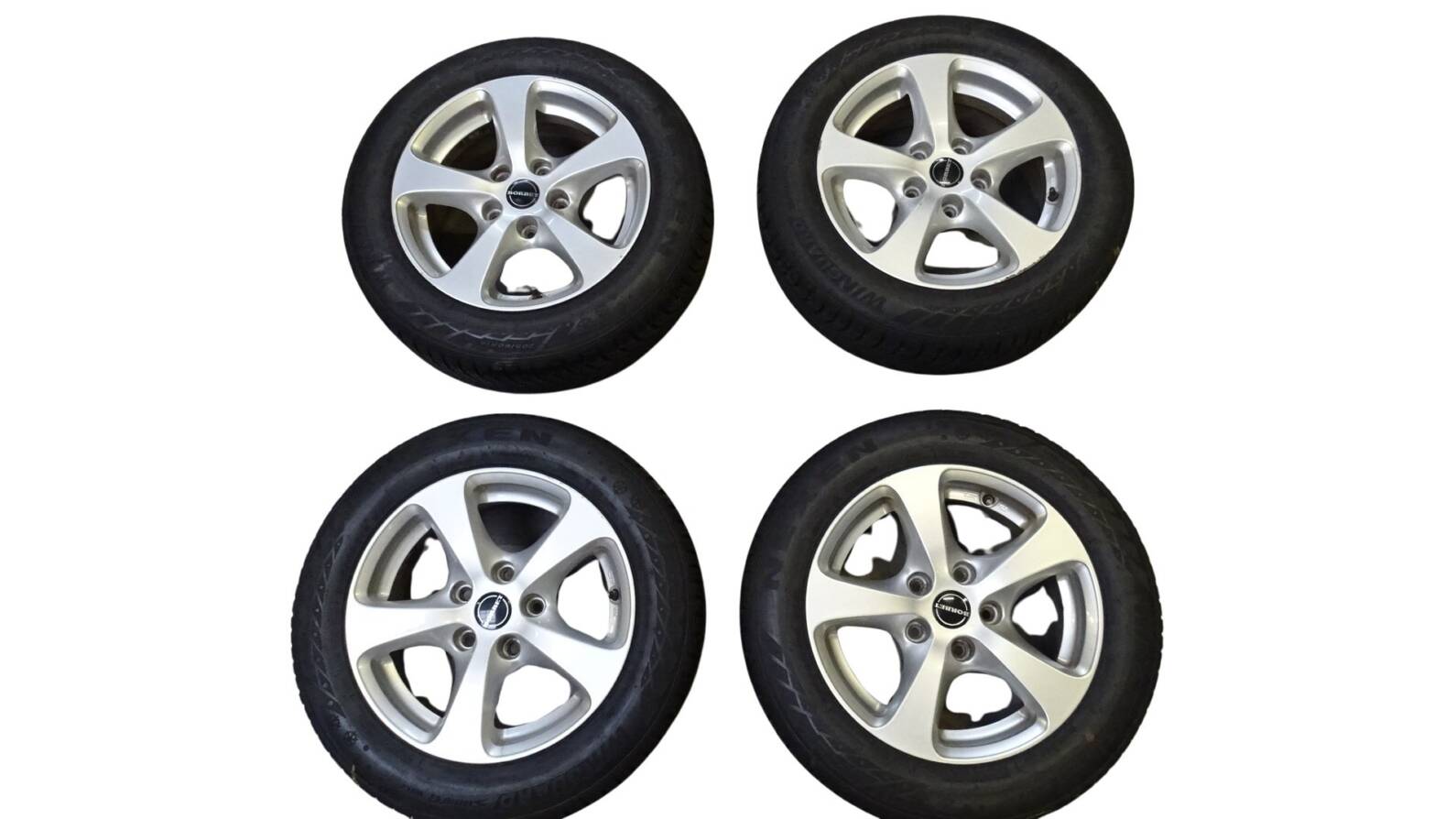 KBA46873 Borbet 7x16 Et 34 Lochkreis 5x120 Felgen Reifen 205/60 R16 Nexen Winterreifen