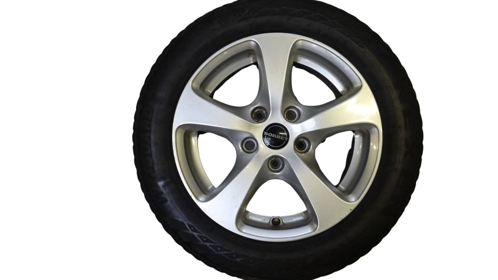 KBA46873 Borbet 7x16 Et 34 Lochkreis 5x120 Felgen Reifen 205/60 R16 Nexen Winterreifen – Bild 2