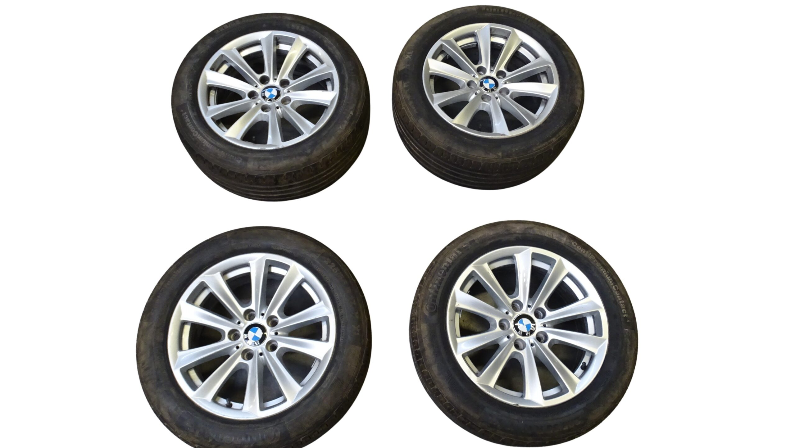 6780720 Original BMW Felgen 5er F10 F11 6er F06 F12 F13 mit Reifen 225/55 R17 Sommerreifen 8Jx17 5x120 ET30