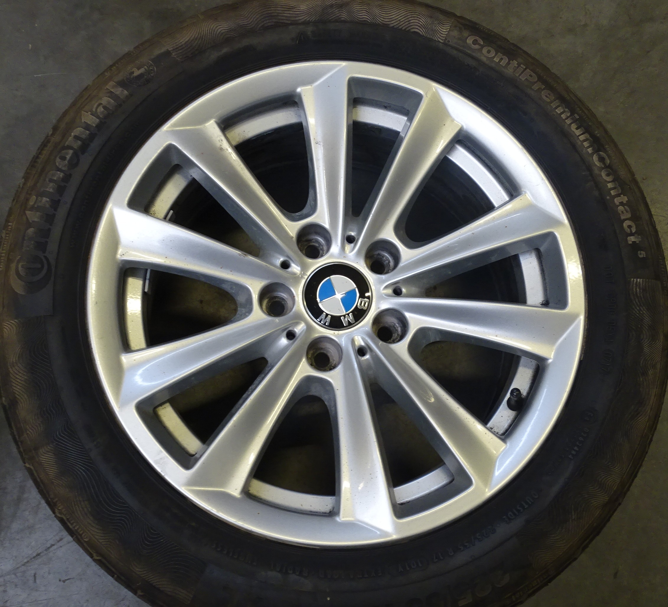 6780720 Original BMW Felgen 5er F10 F11 6er F06 F12 F13 mit Reifen 225/55 R17 Sommerreifen 8Jx17 5x120 ET30 – Bild 12