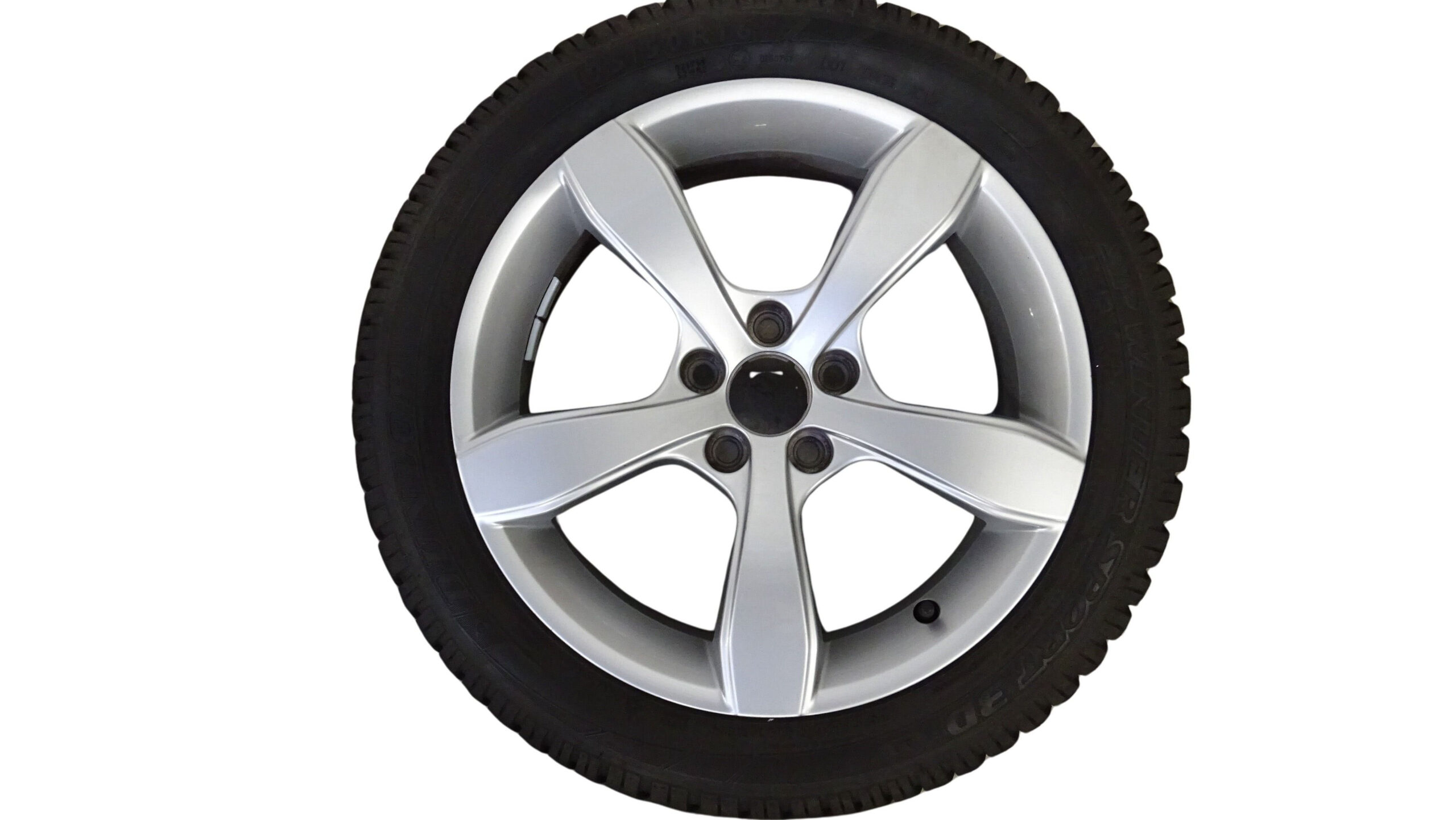8X0071496 Audi A1 Alufelgen 6Jx16H2 mit Winterreifen 195/50 R16 Lochkreis 5x100 – Bild 4