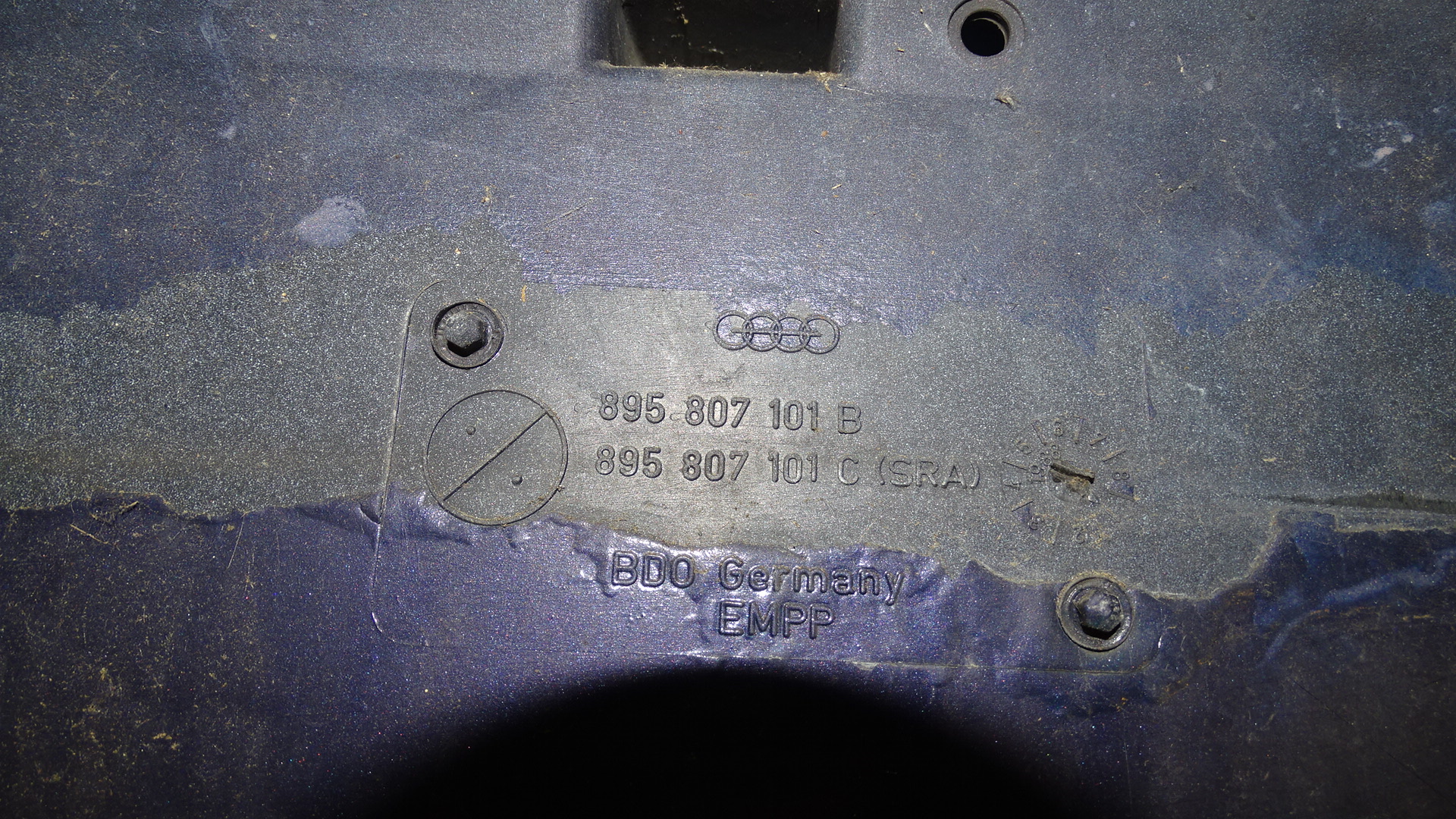Audi 80 Cabrio Coupe S2 Stoßstange Vorne ohne SWRA 895807105K – Bild 11