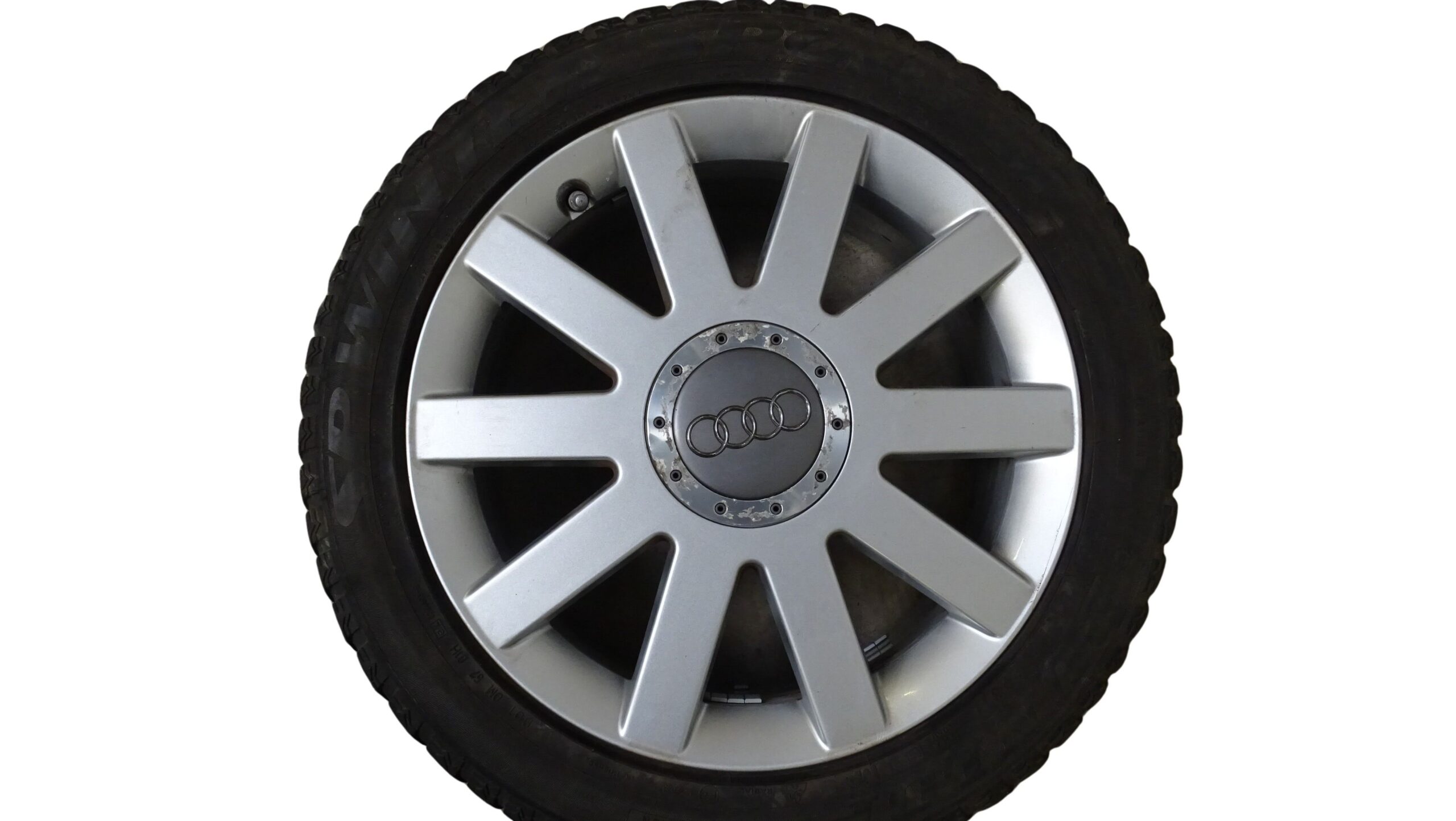 4x 4D0601025AK Audi A8/S8 Alufelgen 7,5Jx18H2 ET39 mit Narbendeckel und Reifen – Bild 5