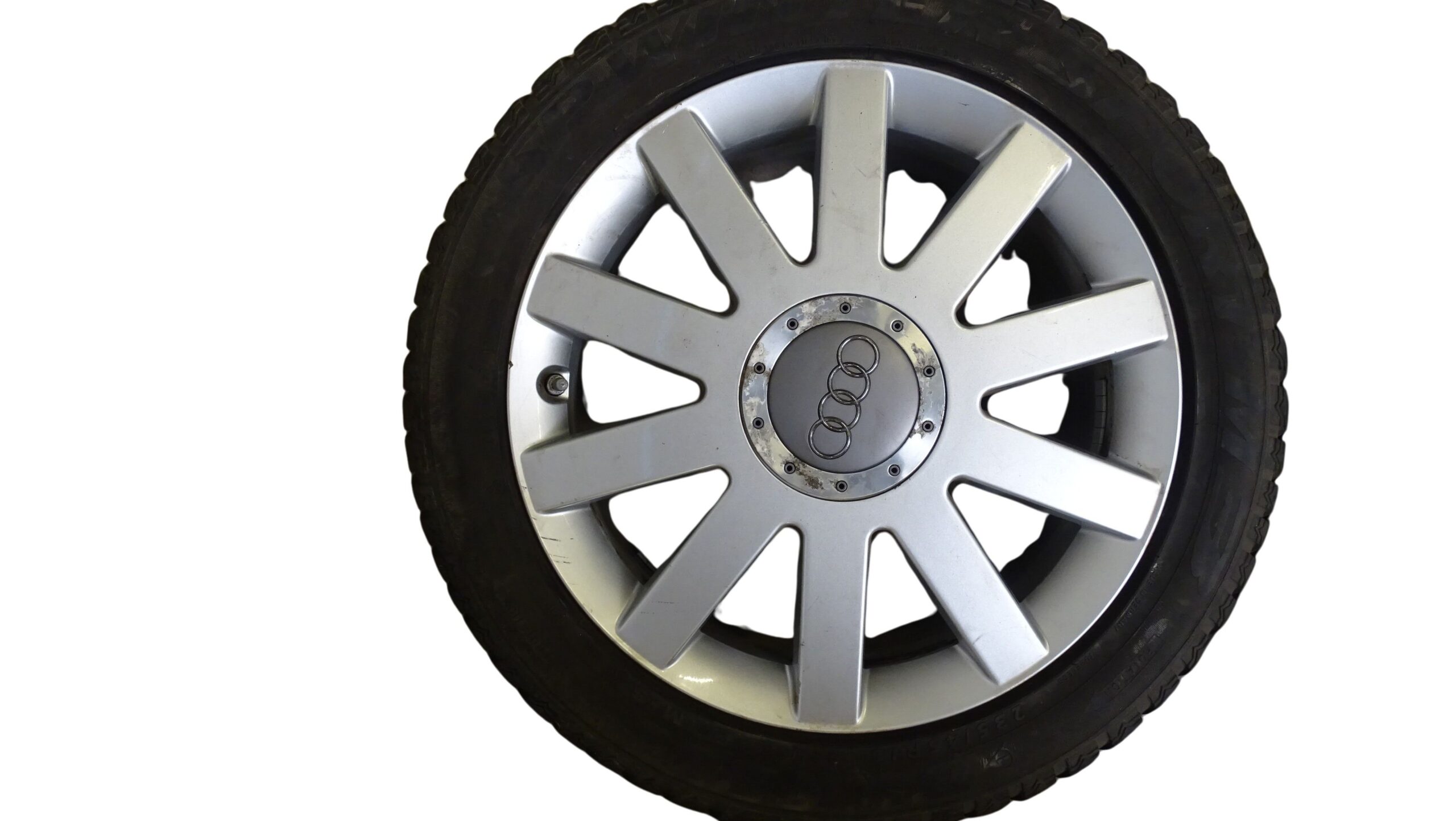 4x 4D0601025AK Audi A8/S8 Alufelgen 7,5Jx18H2 ET39 mit Narbendeckel und Reifen – Bild 7
