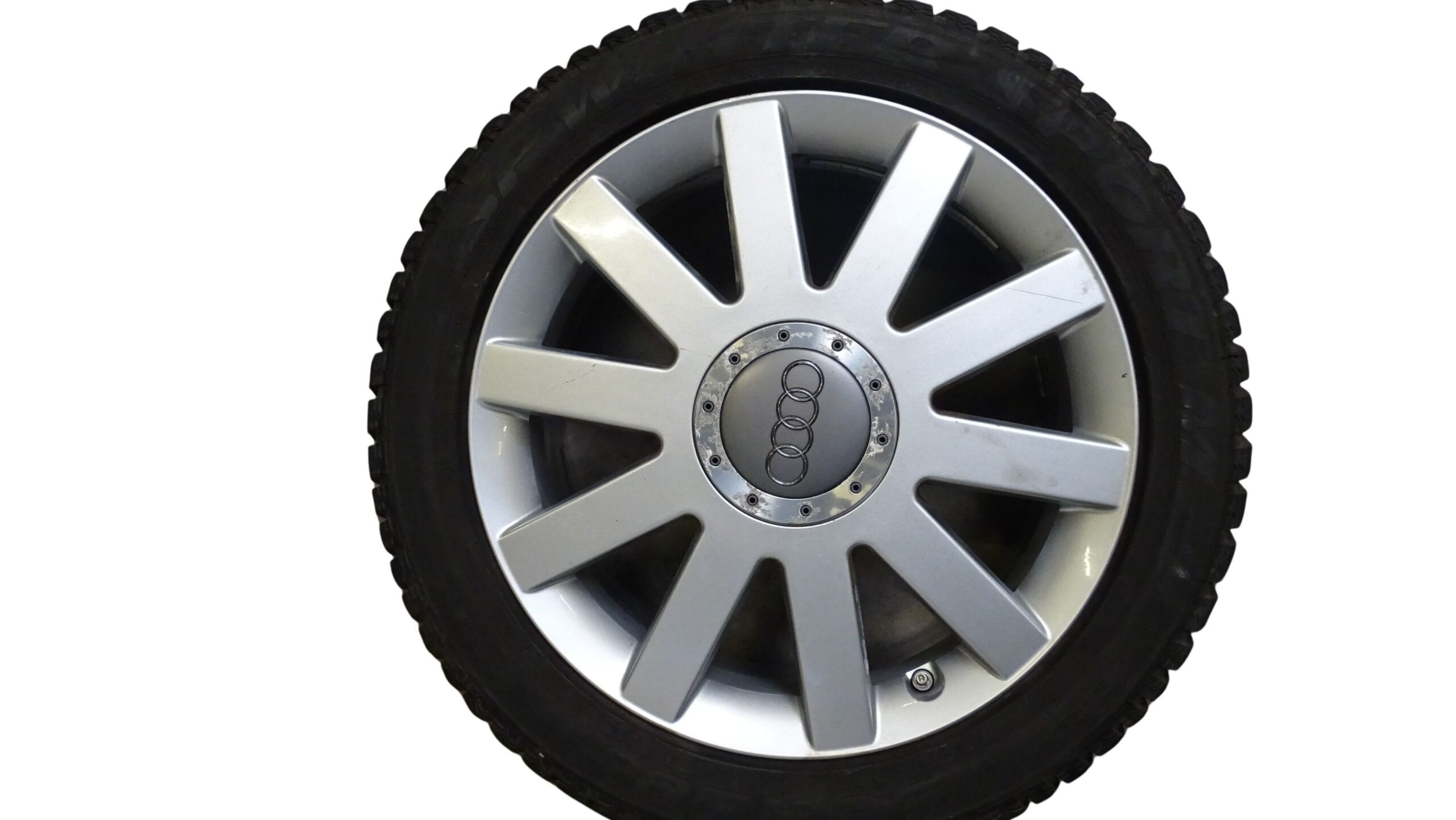 4x 4D0601025AK Audi A8/S8 Alufelgen 7,5Jx18H2 ET39 mit Narbendeckel und Reifen – Bild 8