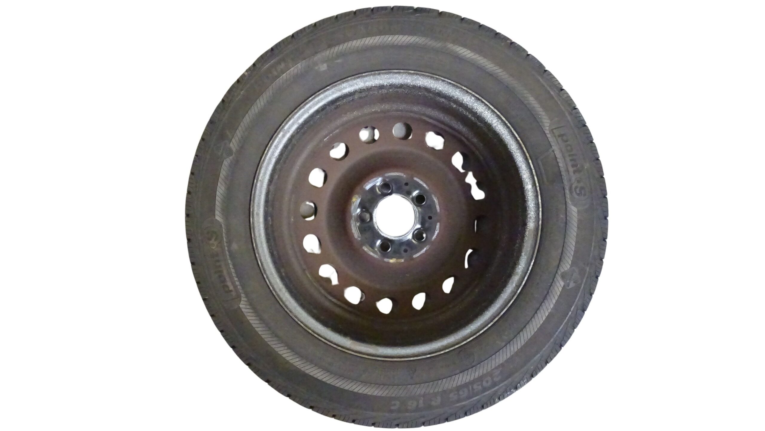 4x 6394013302 Mercedes-Benz Vito Stahlfelgen 6,5x16H2 ET60 mit Deckel und Reifen – Bild 6
