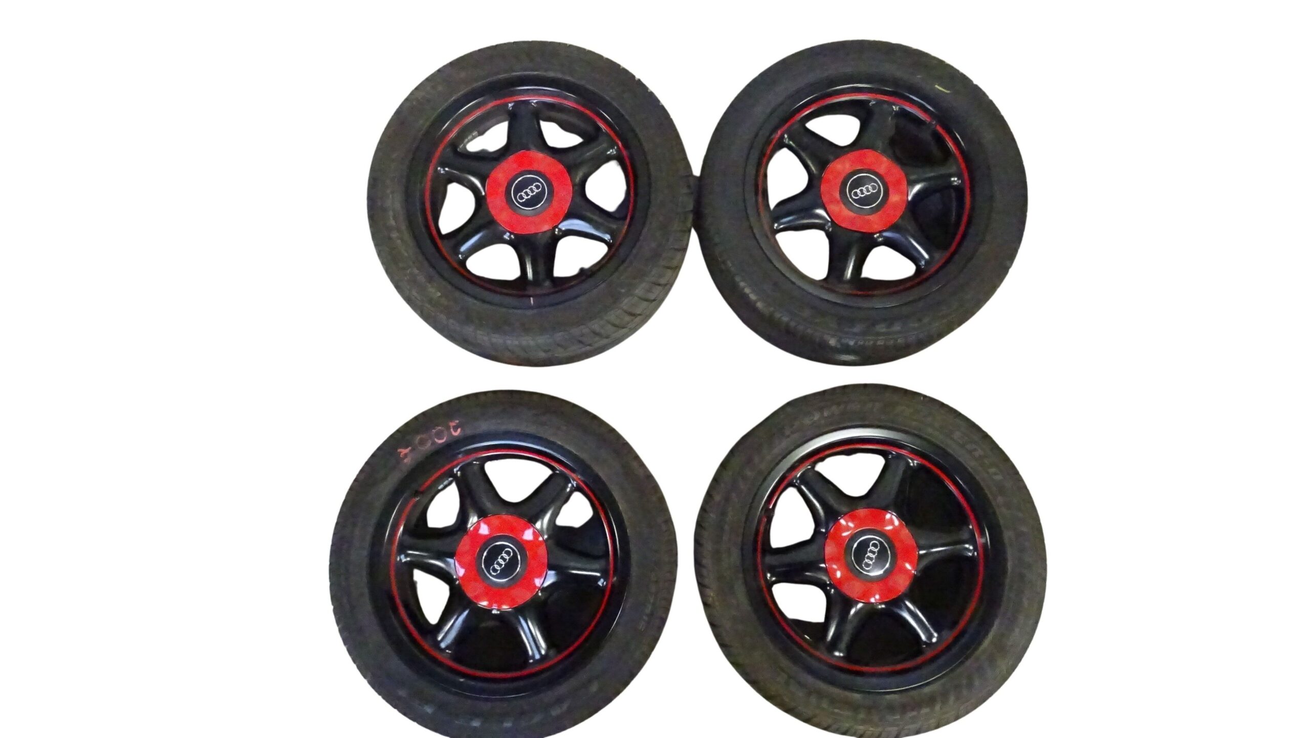 8A0071494 Audi 80 Cabrio Coupe Alufelgen Satz Ronal 7x16 ET37 Competition