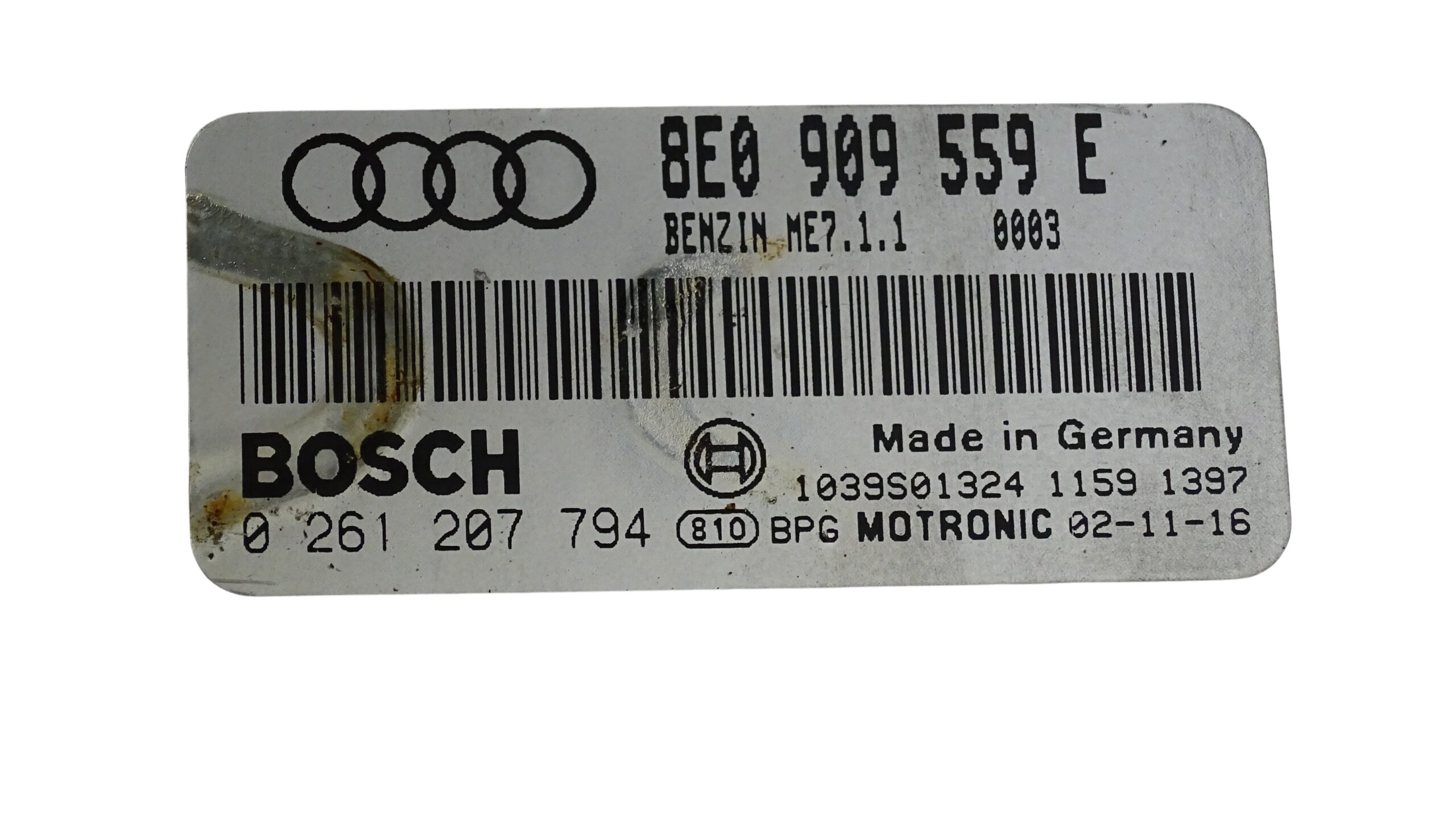 8E0909559E Audi A4 Cabrio 3,0L 220 PS AVK Motorsteuergerät – Bild 4