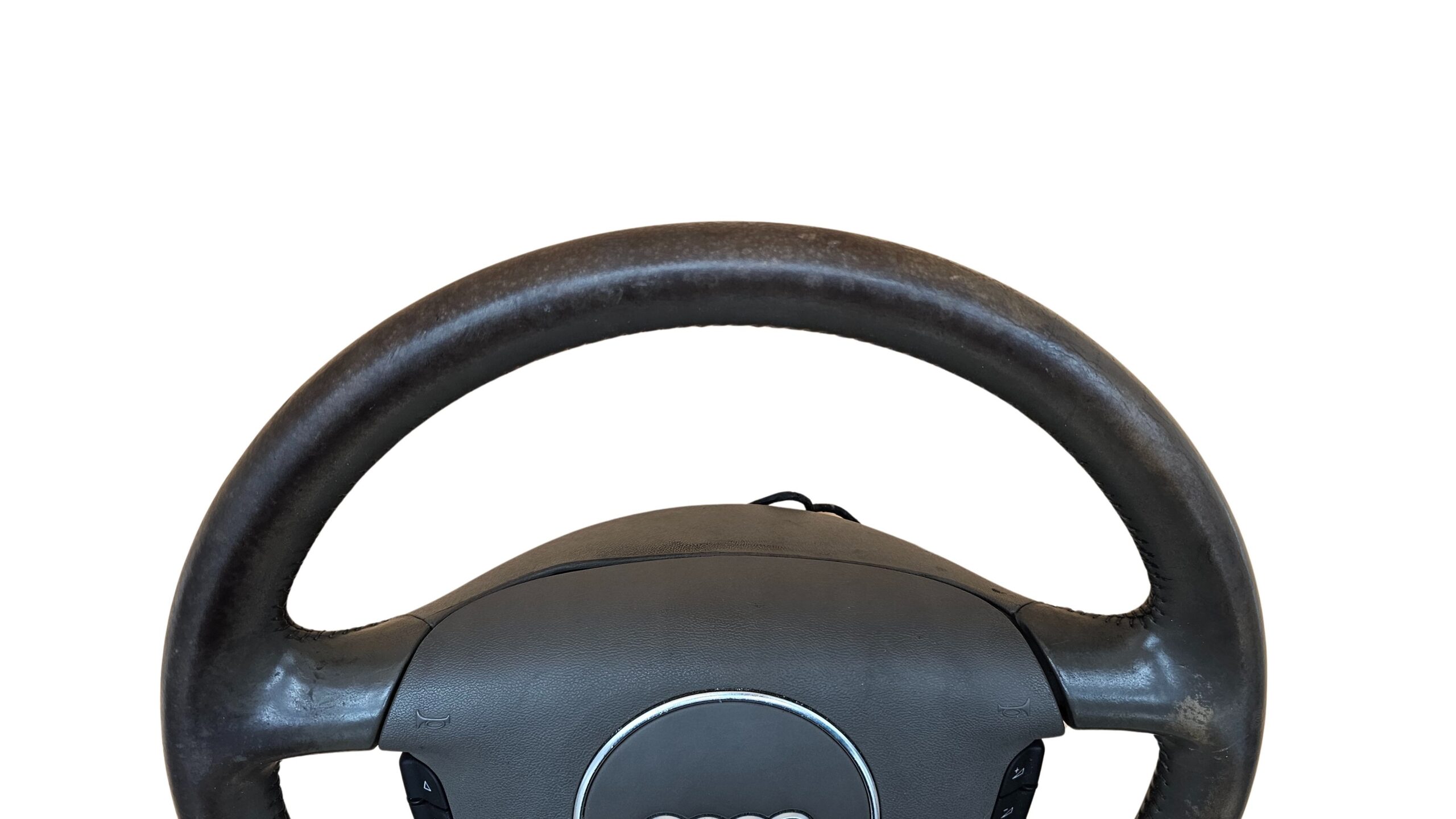 8E0419091BH 86E AUDI A4 S4 8E Cabrio 8H B6 4-Speichen Multifunktionslenkrad Lederlenkrad Lenkrad – Bild 2
