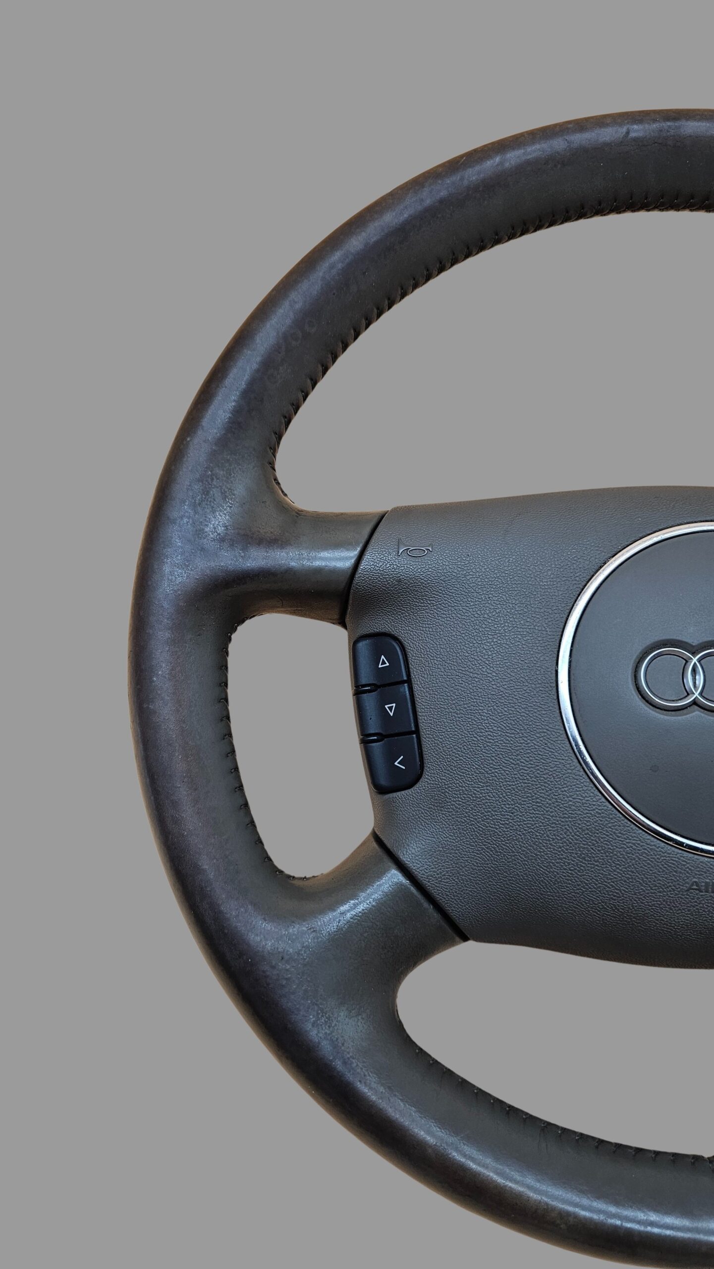 8E0419091BH 86E AUDI A4 S4 8E Cabrio 8H B6 4-Speichen Multifunktionslenkrad Lederlenkrad Lenkrad – Bild 3