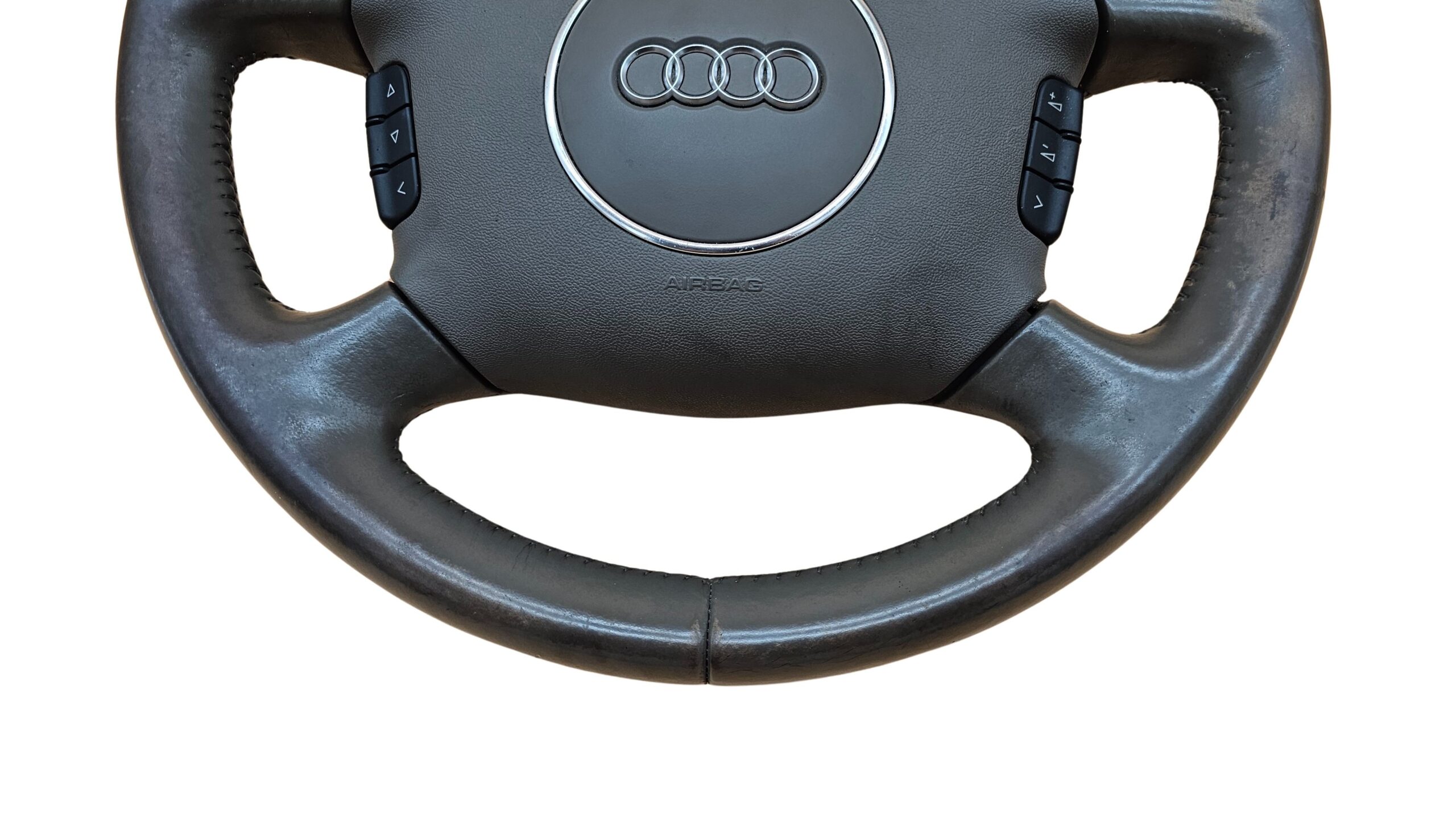 8E0419091BH 86E AUDI A4 S4 8E Cabrio 8H B6 4-Speichen Multifunktionslenkrad Lederlenkrad Lenkrad – Bild 5