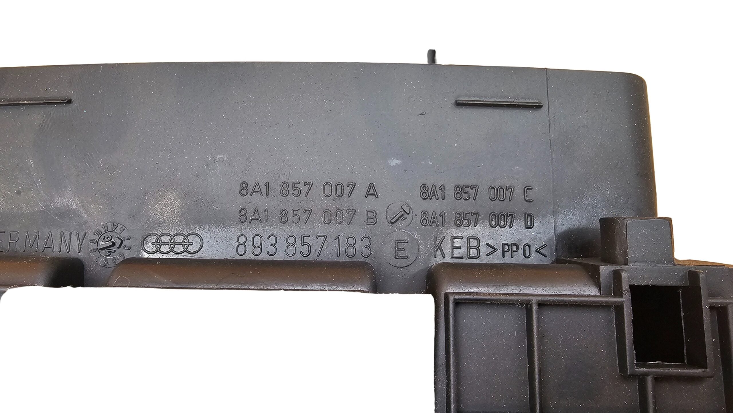 Audi 80 90 Cabrio Coupe Mittelkonsole mit DIN Radioschacht 8A1857007C mit Gitter – Bild 8