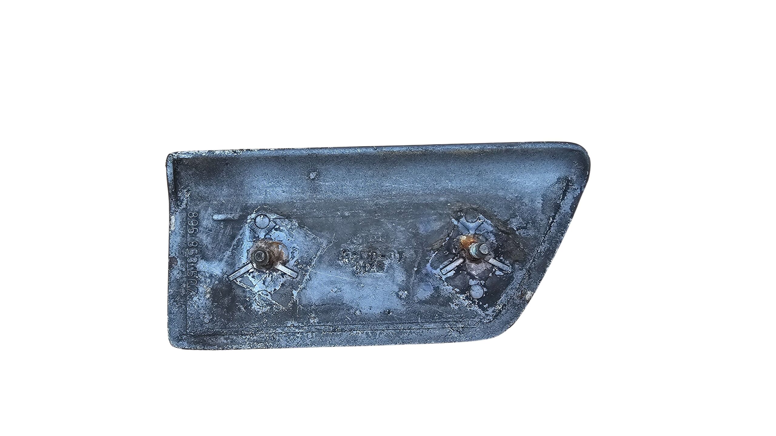 895853507 Audi 80 Cabrio Coupe Typ89 Zierleiste mit Emblem Kotflügel vorne links B-Ware – Bild 3