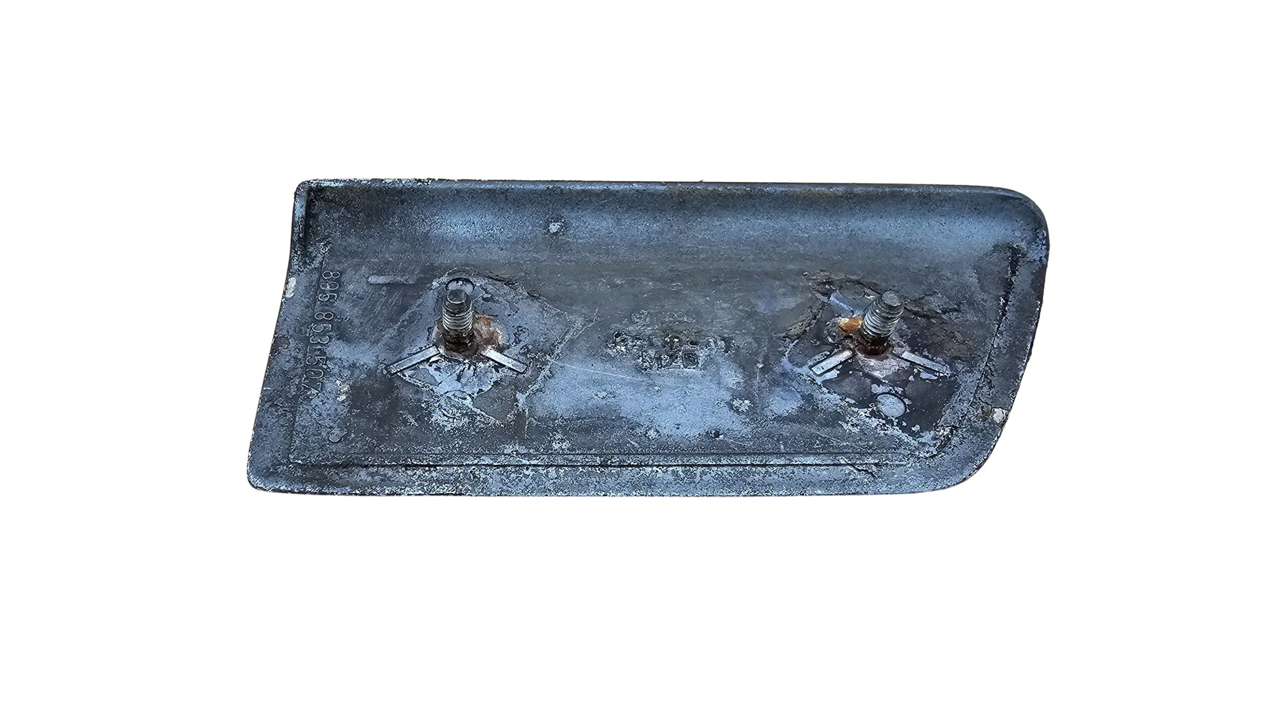 895853507 Audi 80 Cabrio Coupe Typ89 Zierleiste mit Emblem Kotflügel vorne links B-Ware – Bild 4
