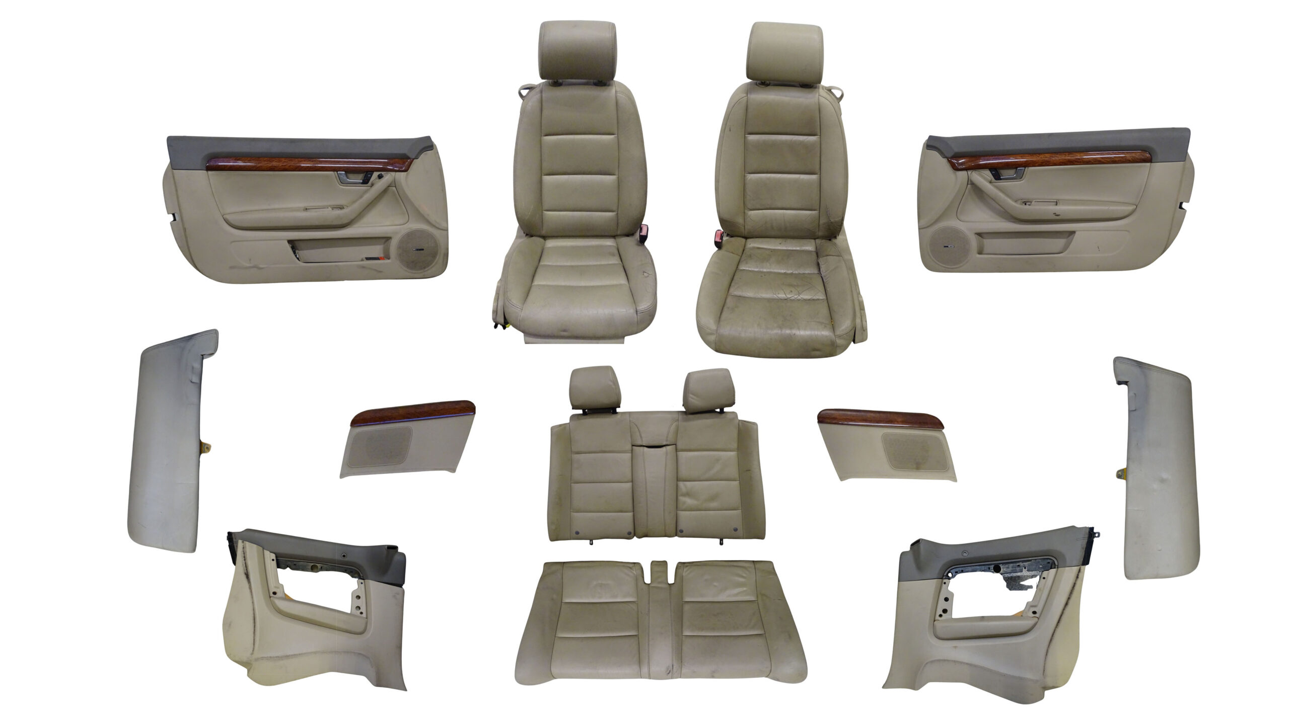 Audi A4 B6 Cabrio Innenausstattung Leder Beige