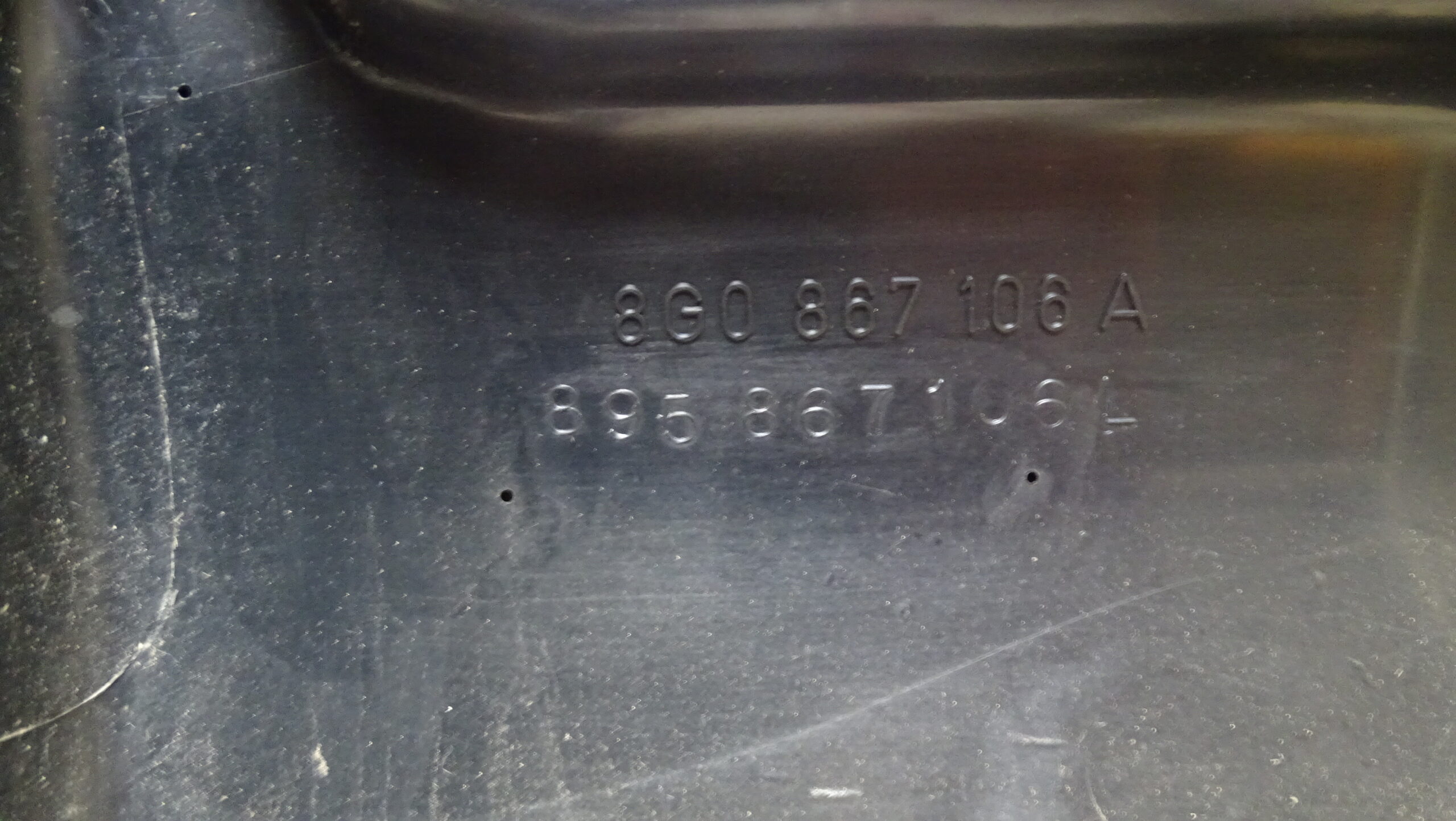 8G0867106A Audi 80 Cabrio Typ 89 Türverkleidung Vorne Rechts Satin Stoff Anthrazit – Bild 4
