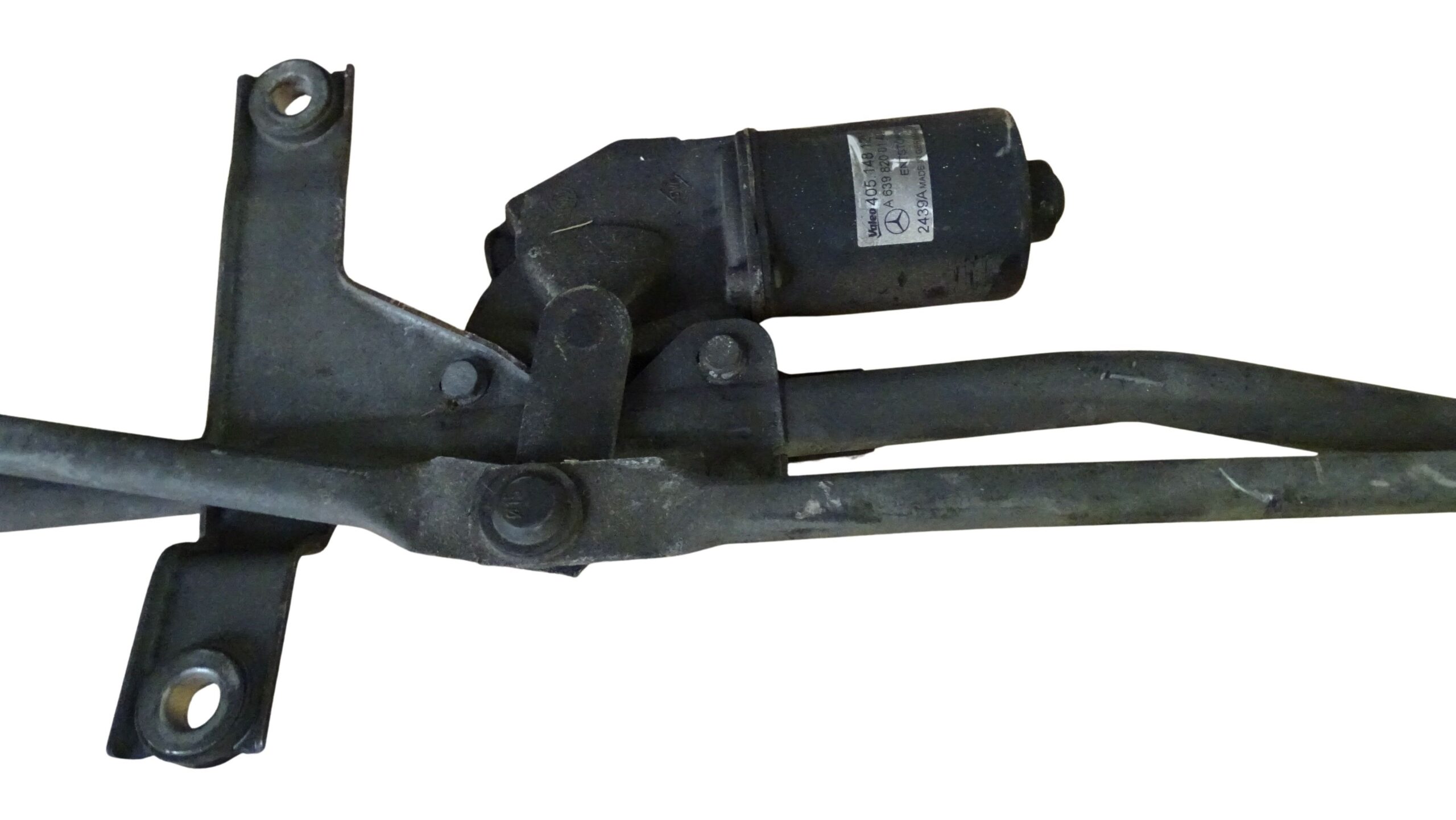 A6398200140 Mercedes Benz Vito W639 Scheibenwischergestänge mit Motor Vorne – Bild 3