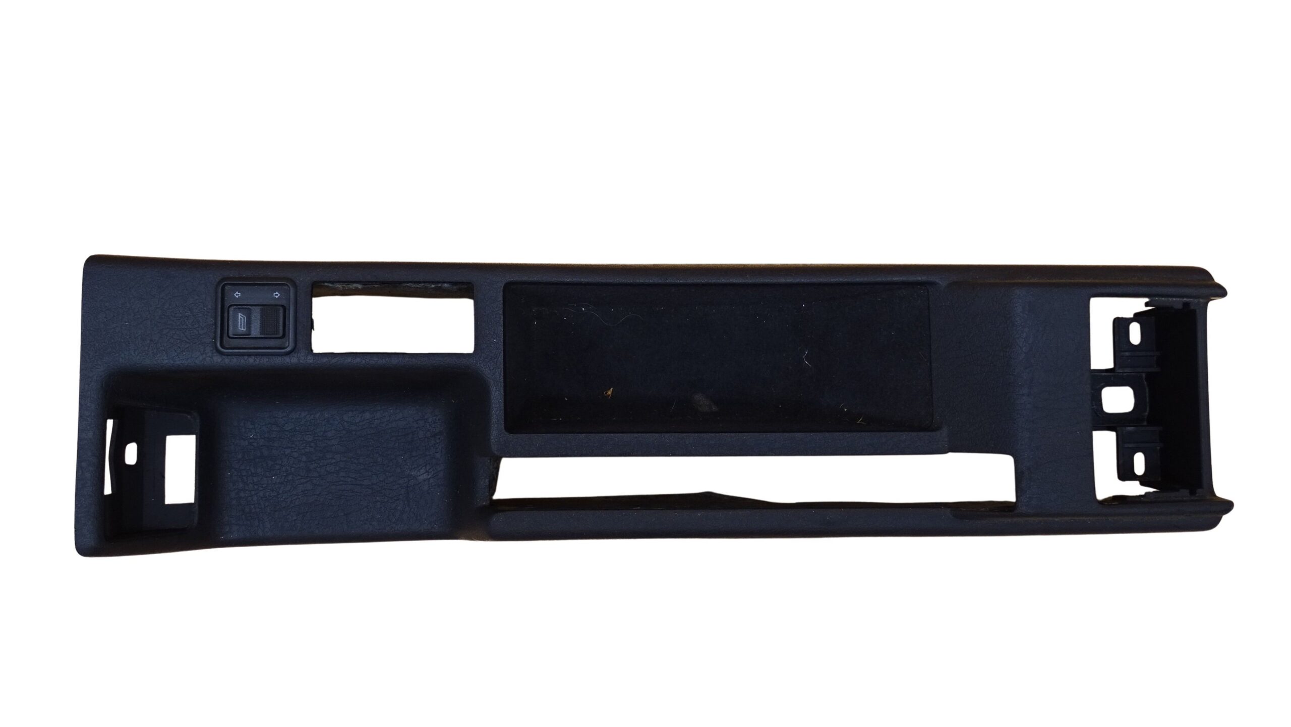 8A0863244B Audi 80 Cabrio Typ89 Mittelkonsole mit Ablagefach elektrische Fensterheber Aussparungen für Schalter E-Verdeck B-Ware