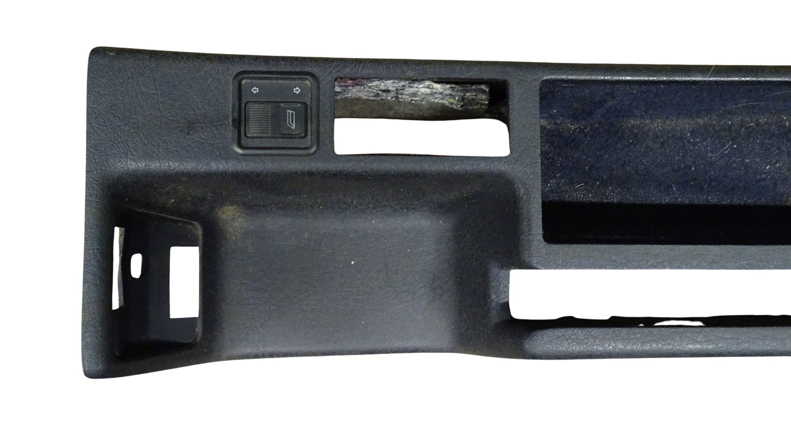 8A0863244B Audi 80 Cabrio Typ89 Mittelkonsole mit Ablagefach elektrische Fensterheber Aussparungen für Schalter E-Verdeck – Bild 2