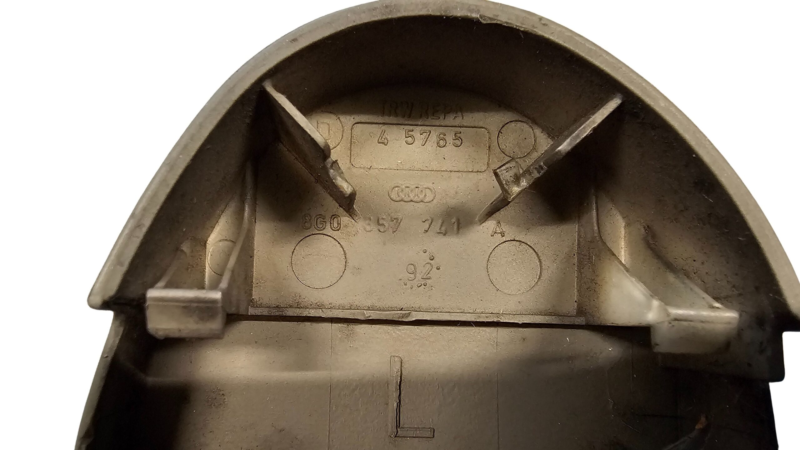 8G0857741A Audi 80 Cabrio Typ89 Abdeckung Anschnallgurt Links Platin Grau – Bild 5