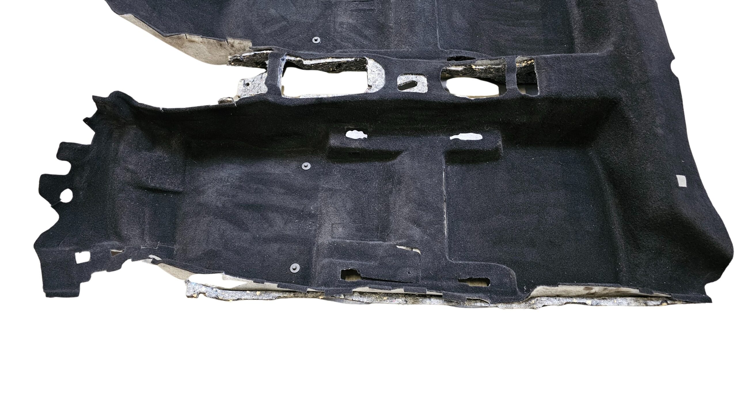 3G1863368N VW Passat B8 3G Innenraumteppich Bodenbelag Teppich Schwarz Titanschwarz – Bild 2