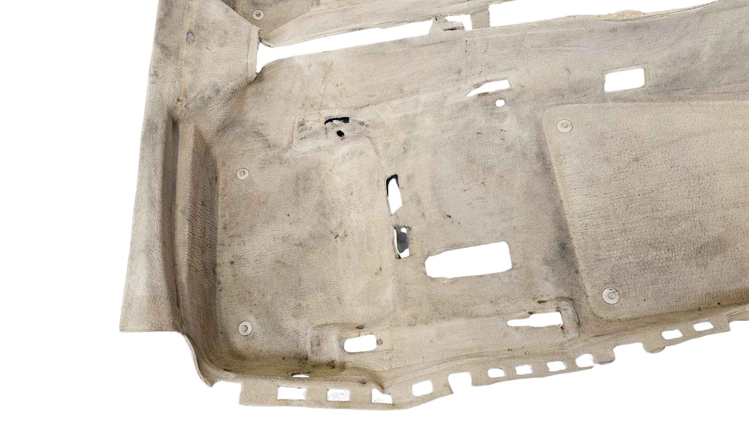 8H1863021 92J Audi A4 S4 Cabrio 8H B6 B7 Innenraumteppich Bodenbelag Teppich Beige Twist – Bild 7