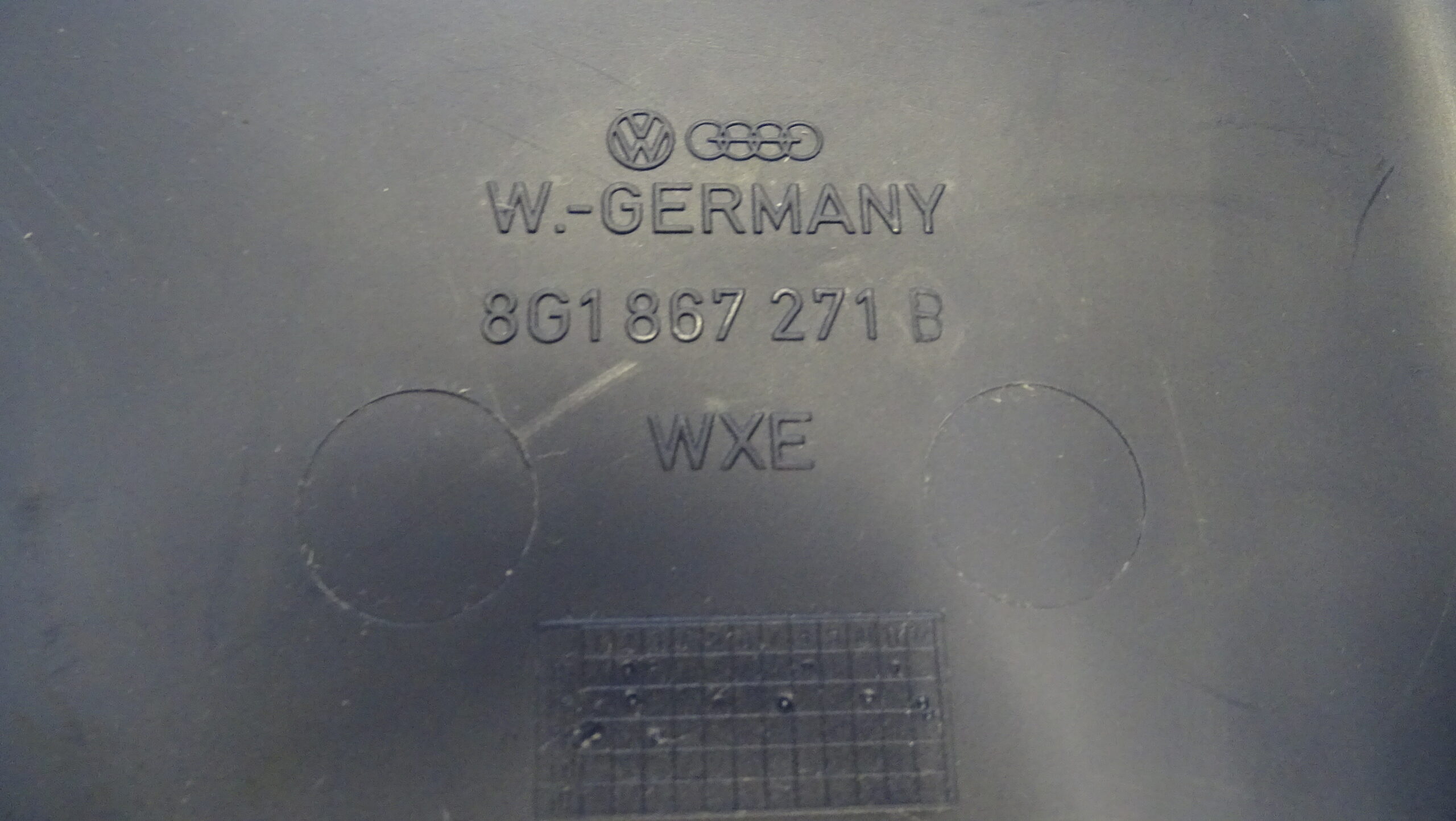 8G1867271B Audi 80 Cabrio Typ89 A-Säulenverkleidung Links Blau – Bild 3