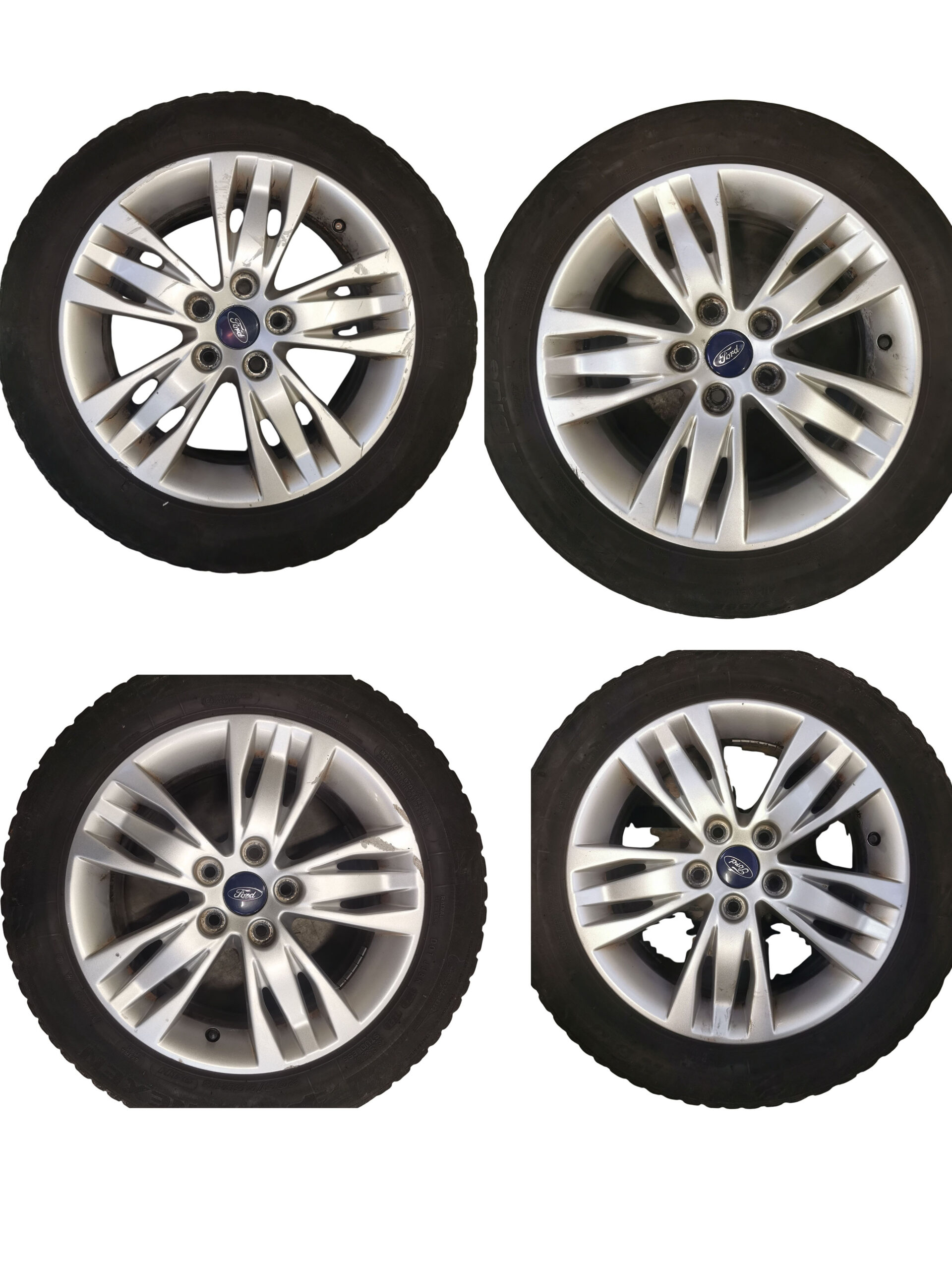 4x CM5C-1007-8XA Ford Focus Alufelgen 7Jx16 ET 50 LK 5x108