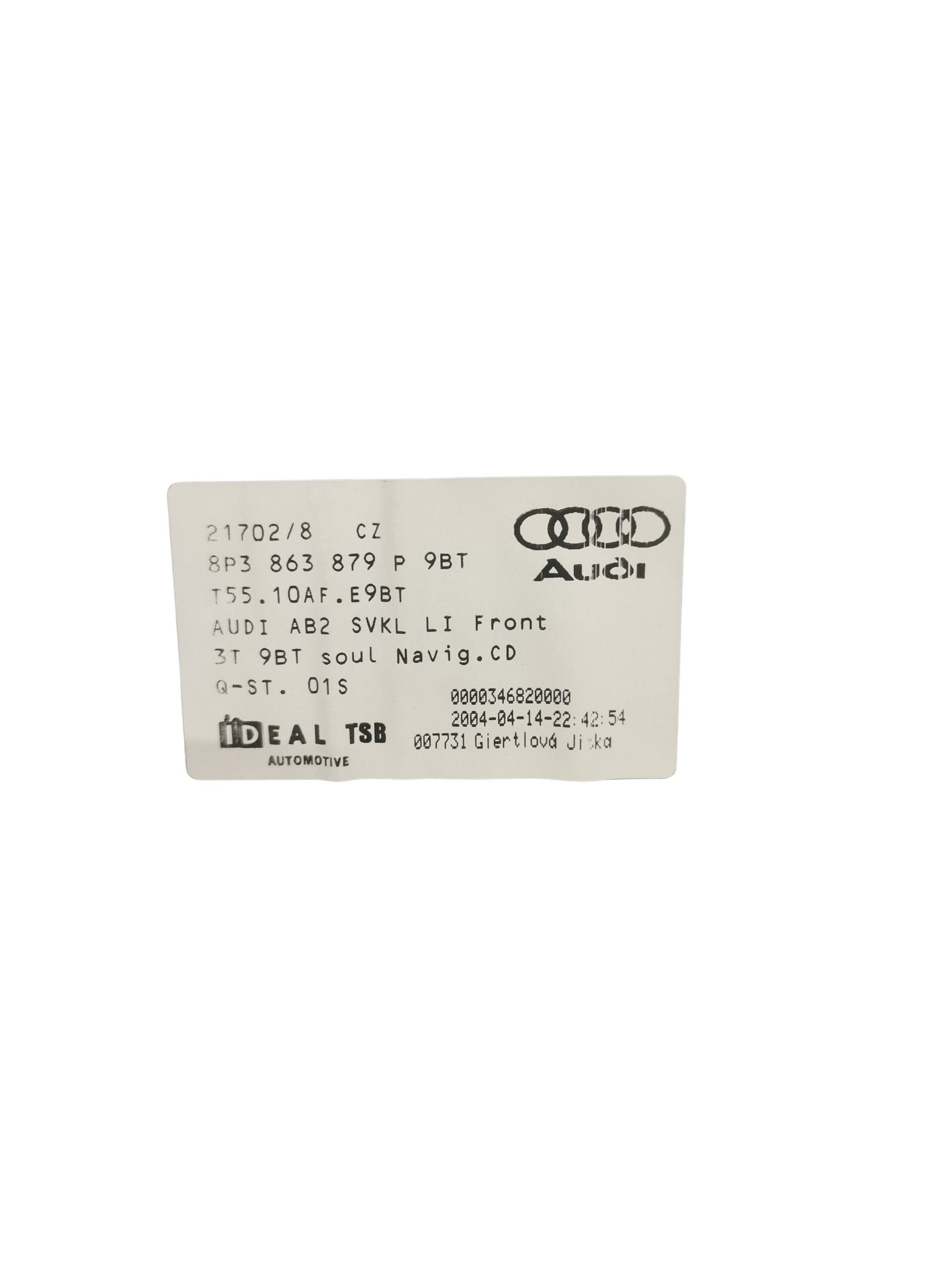 8P3863879 9BT Kofferraumverkleidung Links Audi A3 8P 2/3 Türer – Bild 4