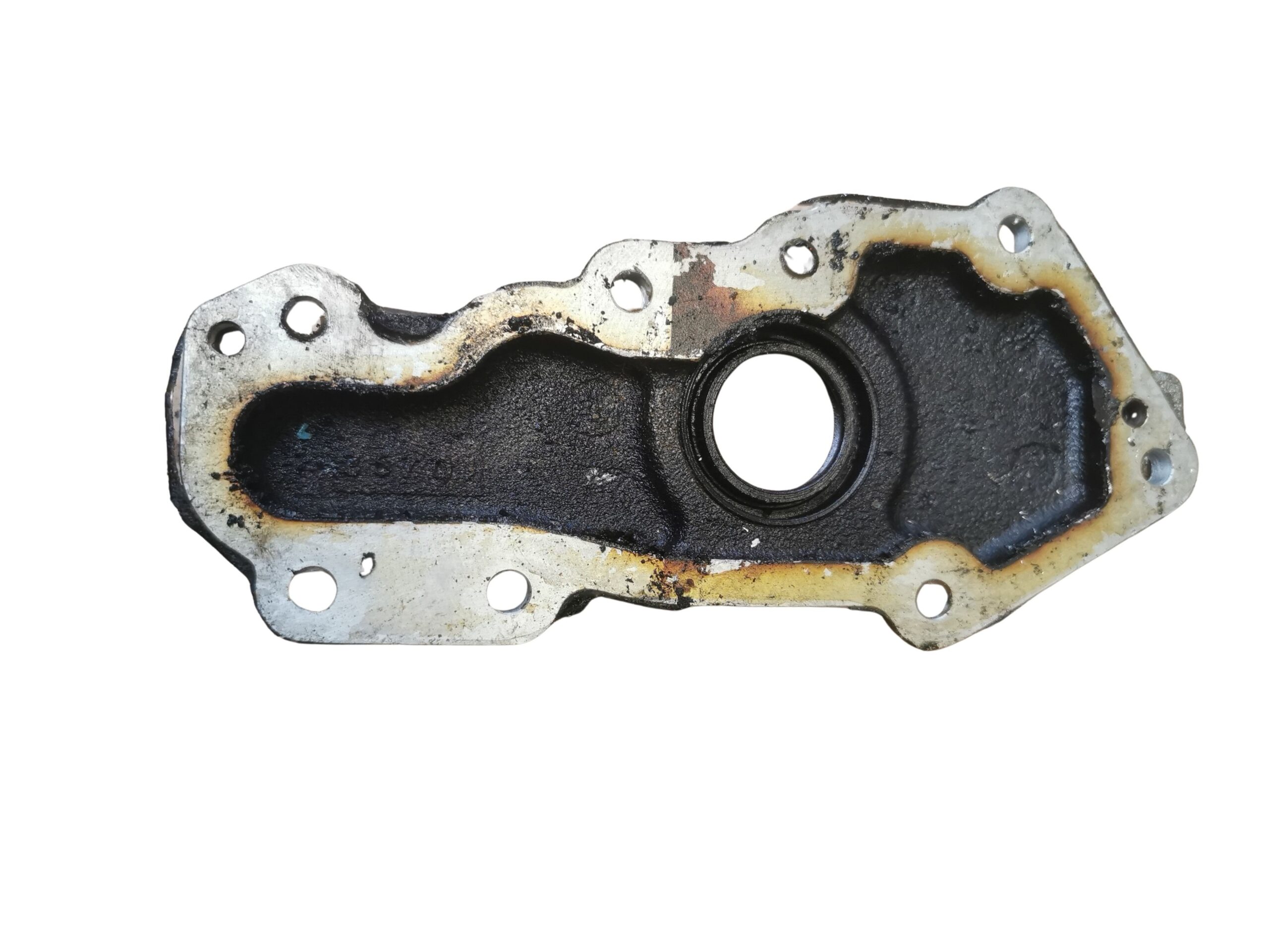 07D103153A VW Passat 3BG 4.0 W8 BDN Dichtflansch Motordeckel Ausgleichswelle – Bild 2