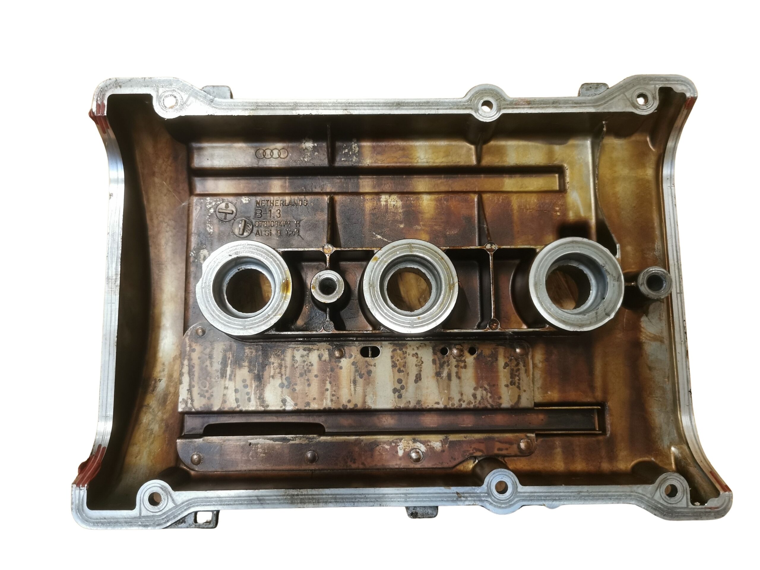 078103472R Audi A4 B6 / A6 4B / A8 D2 / Vw Passat 2,4 2,8 V6 30V Ventildeckel Rechts Zylinderkopfhaube – Bild 5