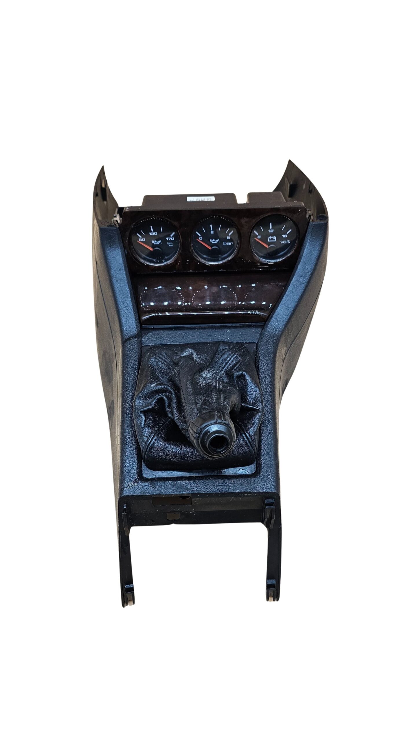 8A1863243 Audi 80 90 B3 B4 Coupe Cabrio Typ89 Mittelkonsole schwarz mit Zusatzinstrumenten und Aschenbecher Schwarz – Bild 9