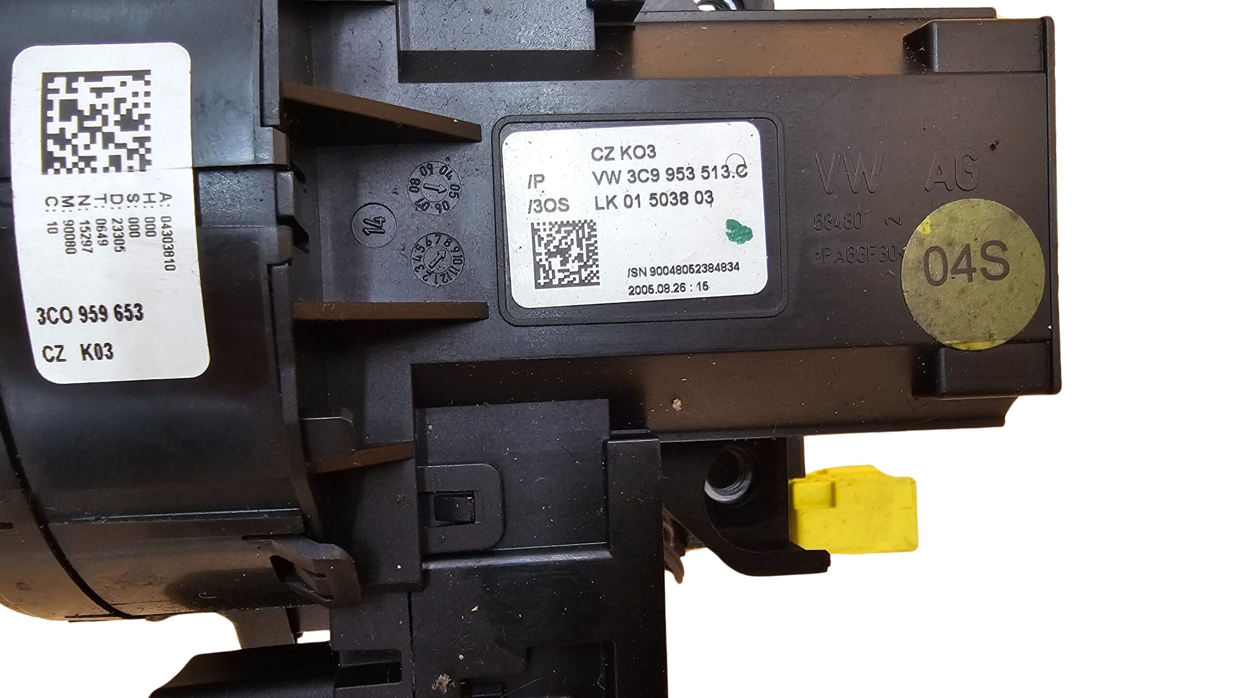 3C9953513C 3C0959653 3C9953507C 3C0953549A VW Passat 3C B6 Lenkstockschalter Kombischalter Schleifring – Bild 4