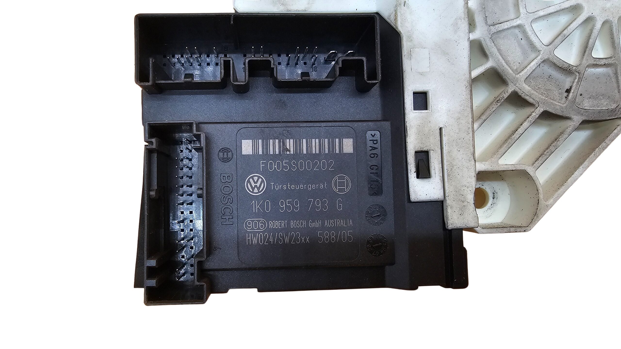 1K0959792G 1K0959702K VW Golf 5 / Passat 3C B6 / Touran 1T Fensterhebermotor mit integriertem Türsteuergerät Vorne Rechts – Bild 3