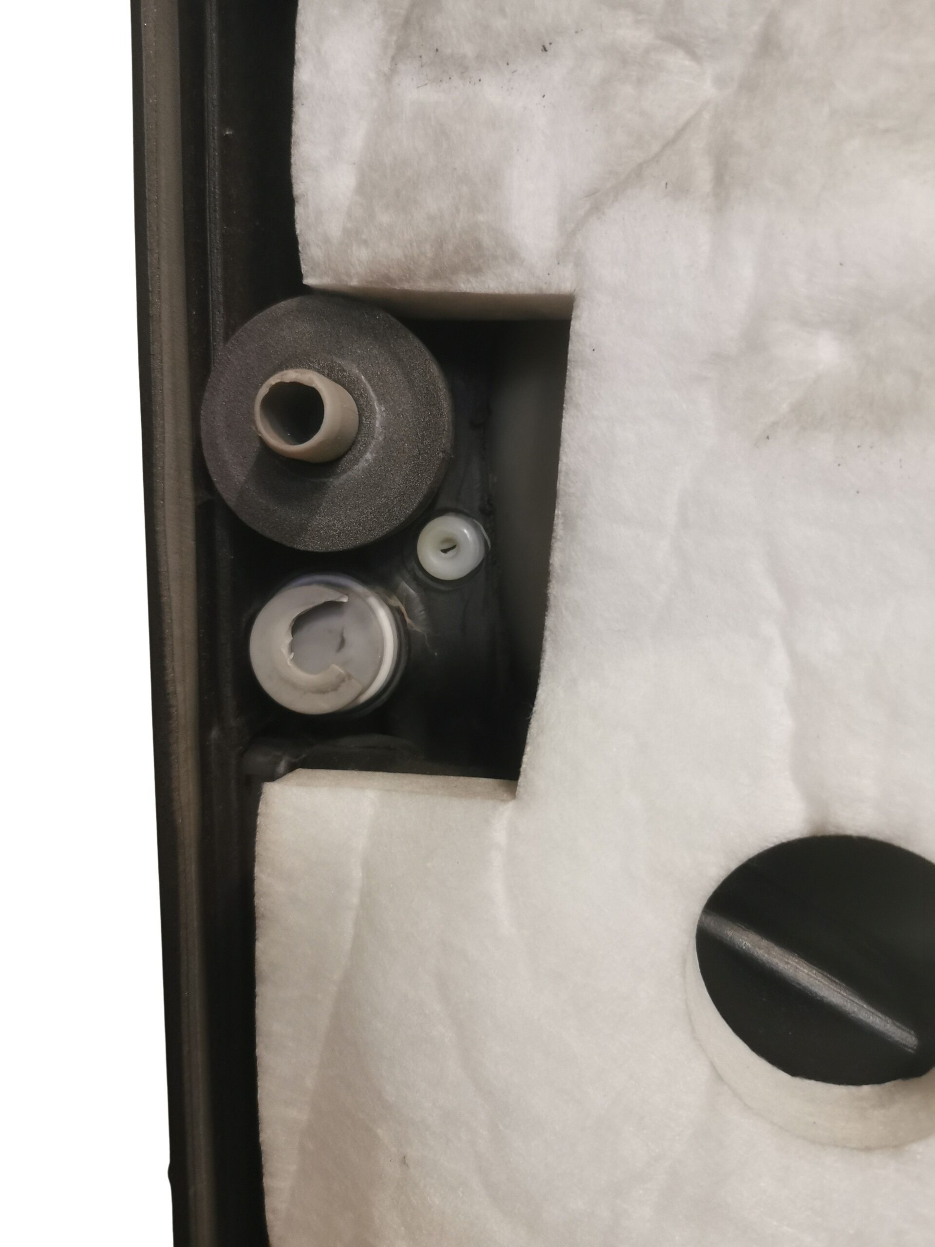 7L6867012 VW Touareg 7L Türverkleidung vorne Rechts Schwarz Leder mit Holzleiste – Bild 6