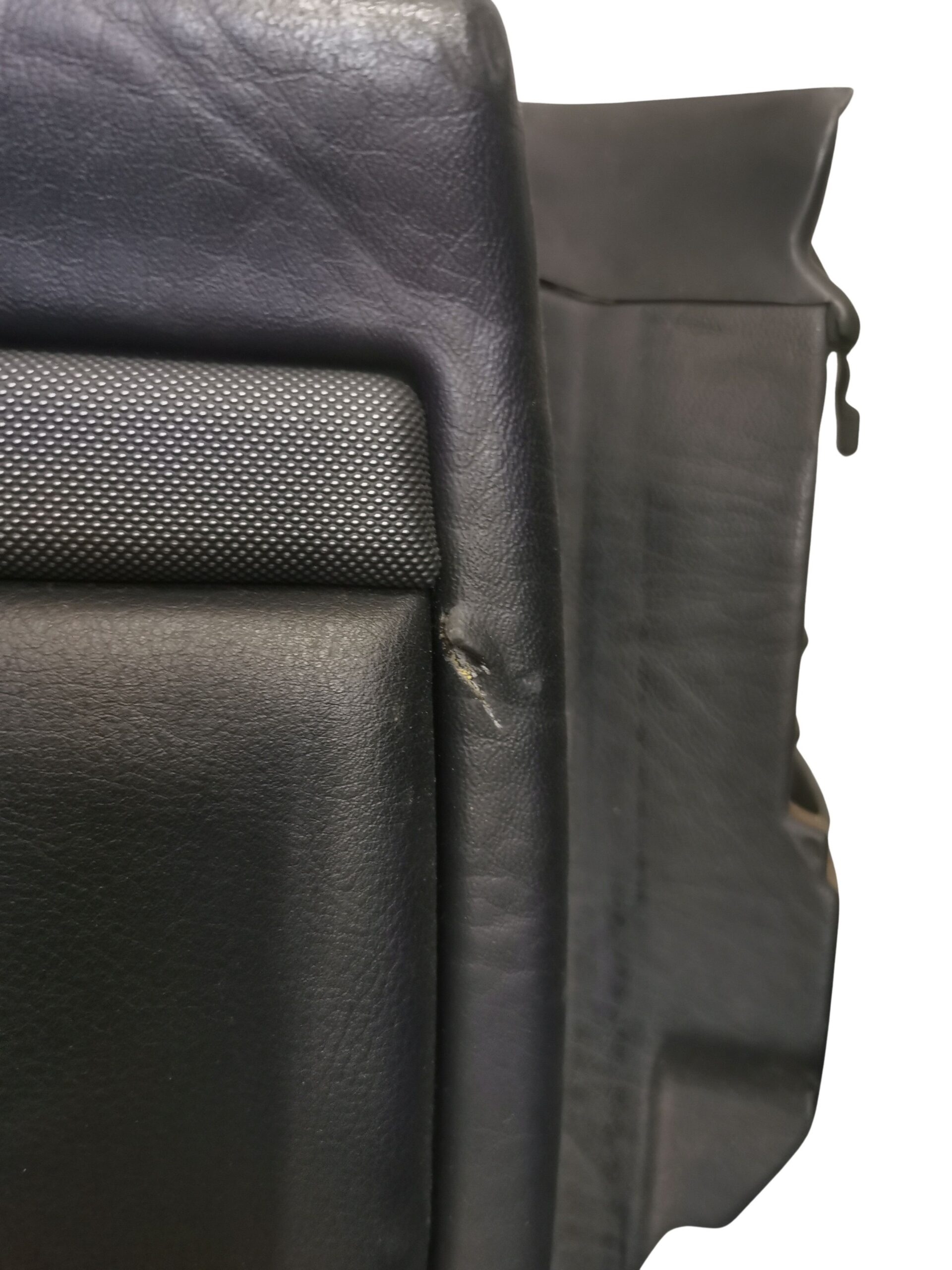 8G0867106A Audi 80 Cabrio Typ 89 Türverkleidung vorne rechts Leder Schwarz – Bild 2