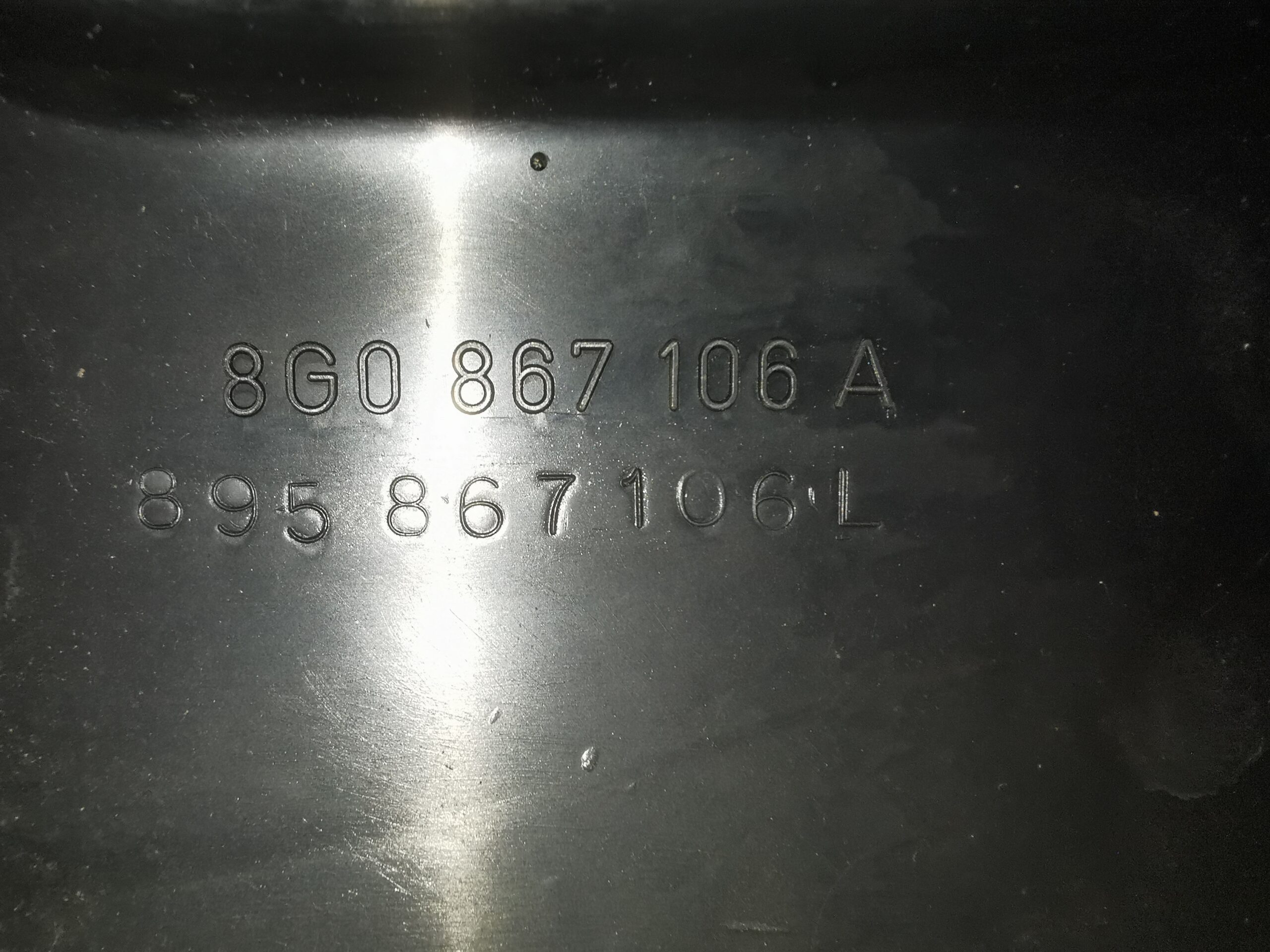 8G0867106A Audi 80 Cabrio Typ 89 Türverkleidung vorne rechts Leder Schwarz – Bild 6