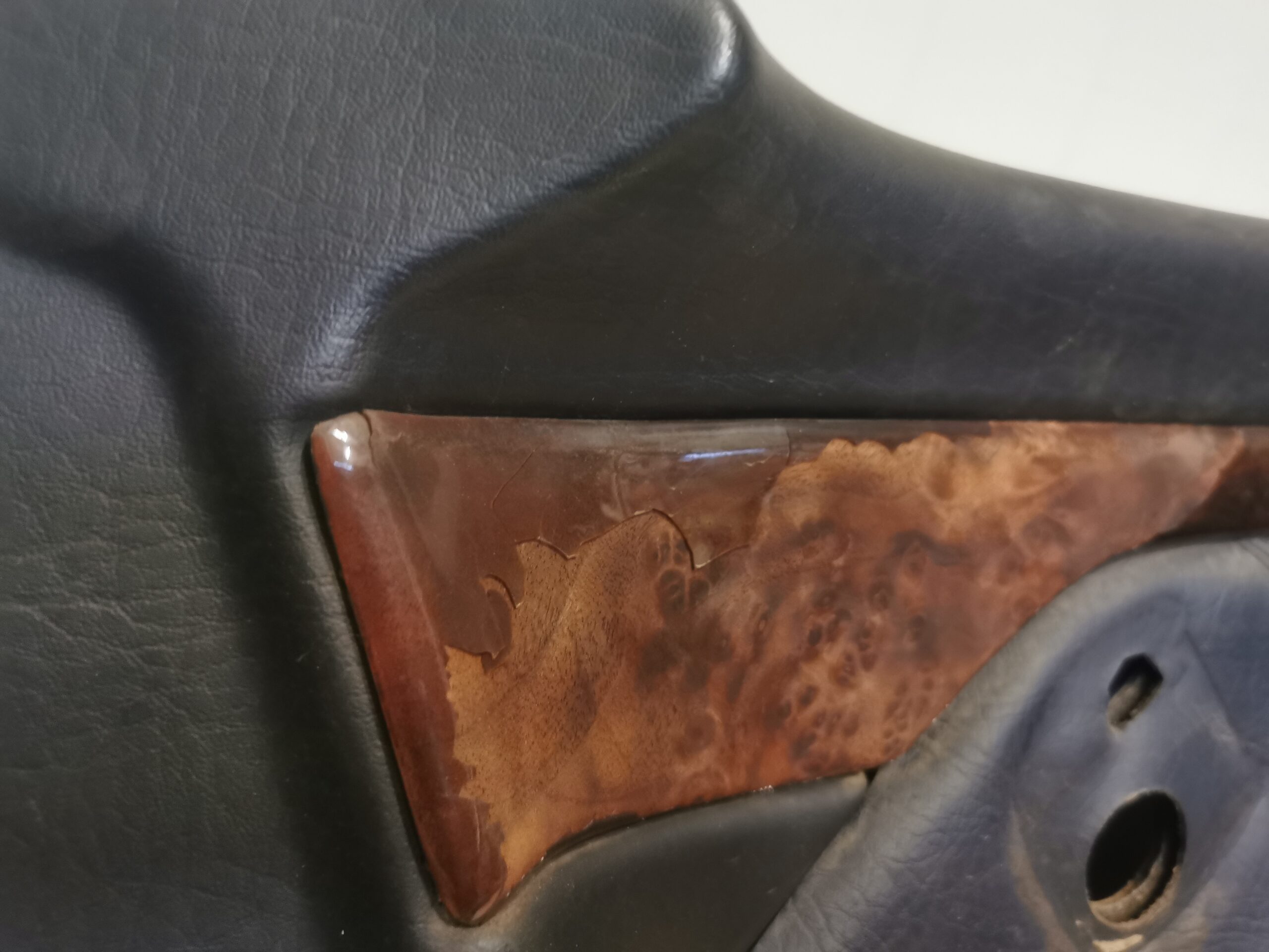 8G0867106A Audi 80 Cabrio Typ 89 Türverkleidung vorne rechts Leder Anthrazit – Bild 2