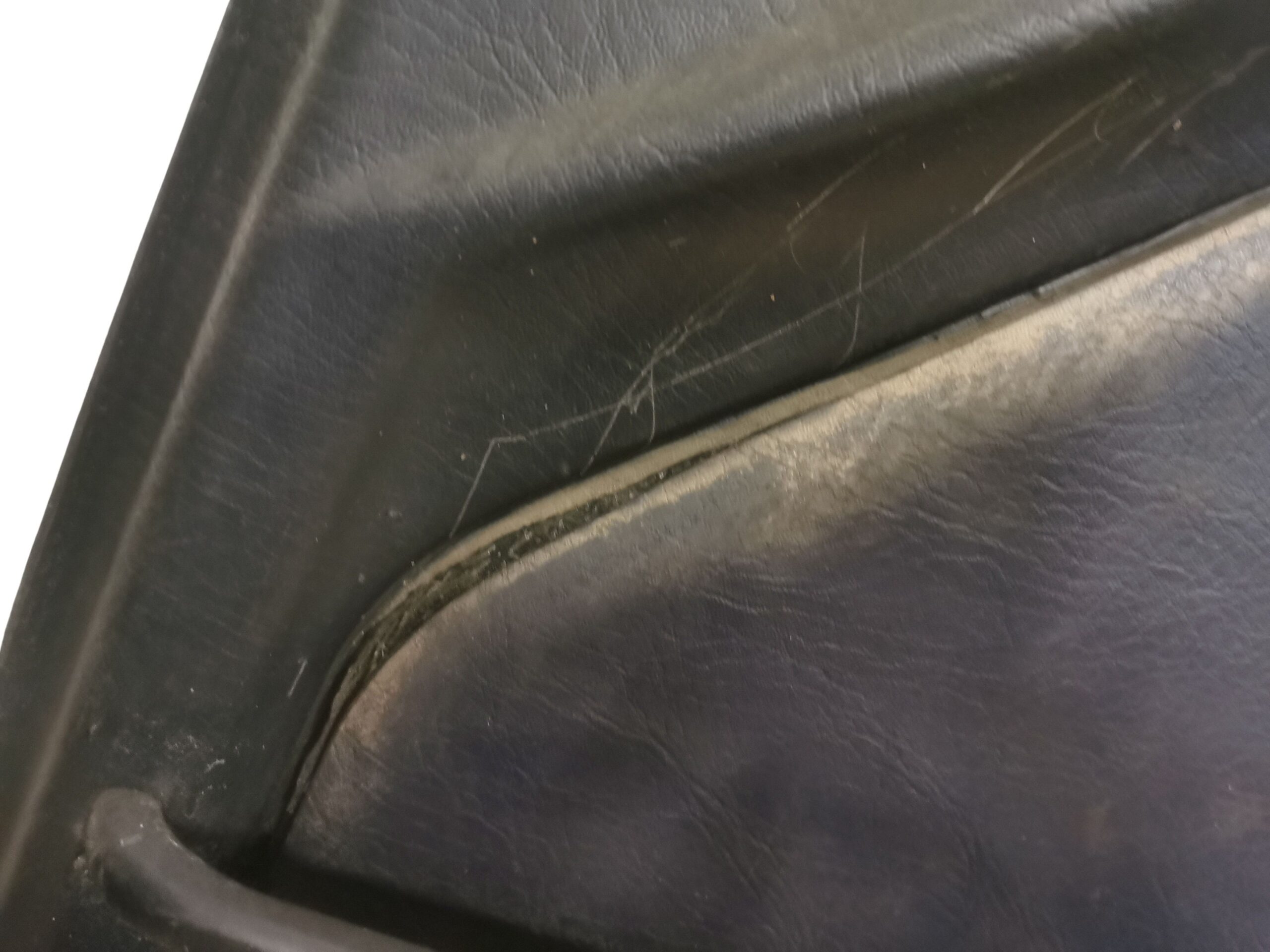 8G0867106A Audi 80 Cabrio Typ 89 Türverkleidung vorne rechts Leder Anthrazit – Bild 3