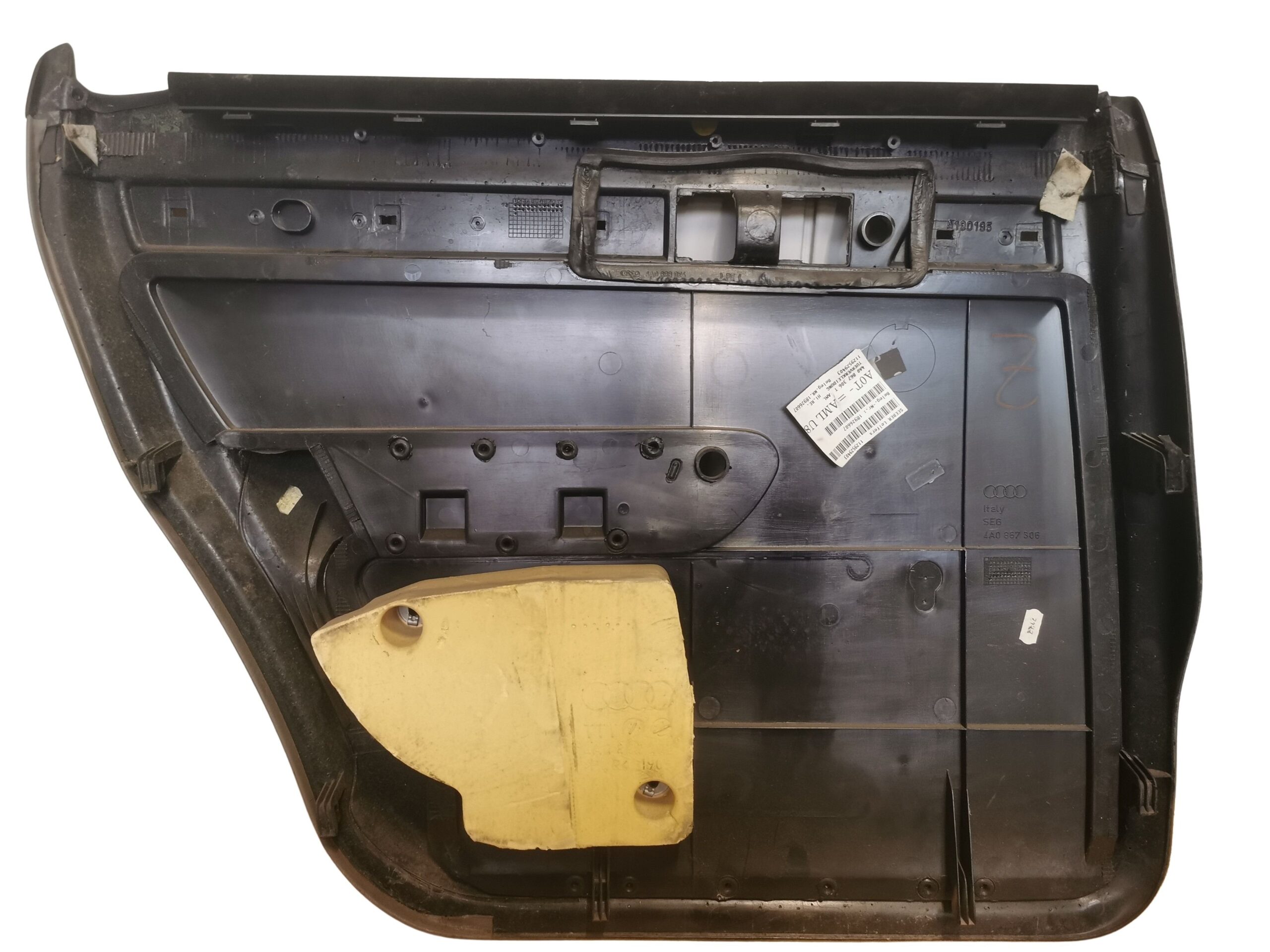4A0867306 Audi 100 A6 S6 S6 Plus C4 Türverkleidung hinten Rechts Stoff Grau – Bild 4