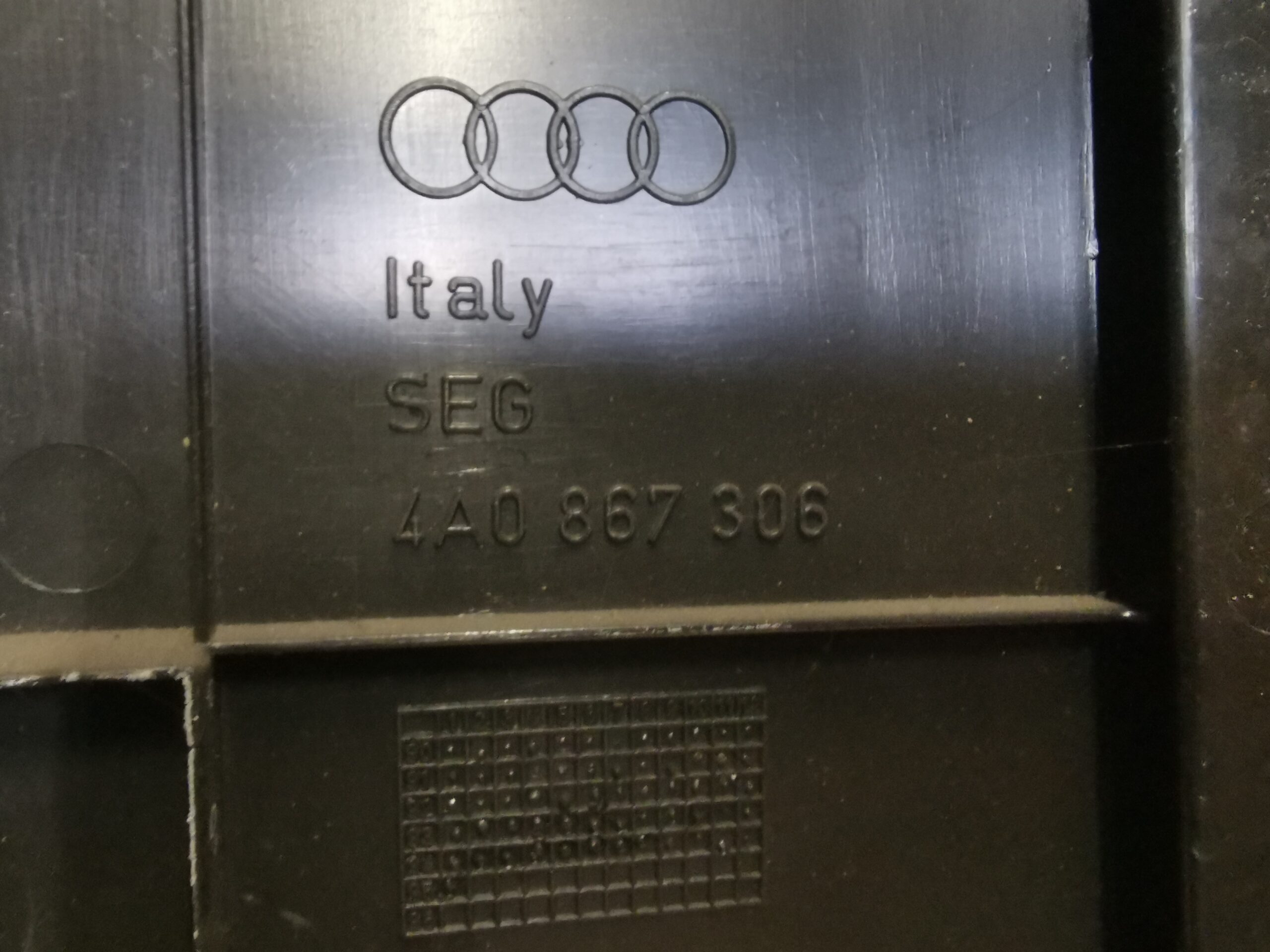 4A0867306 Audi 100 A6 S6 S6 Plus C4 Türverkleidung hinten Rechts Stoff Grau – Bild 5